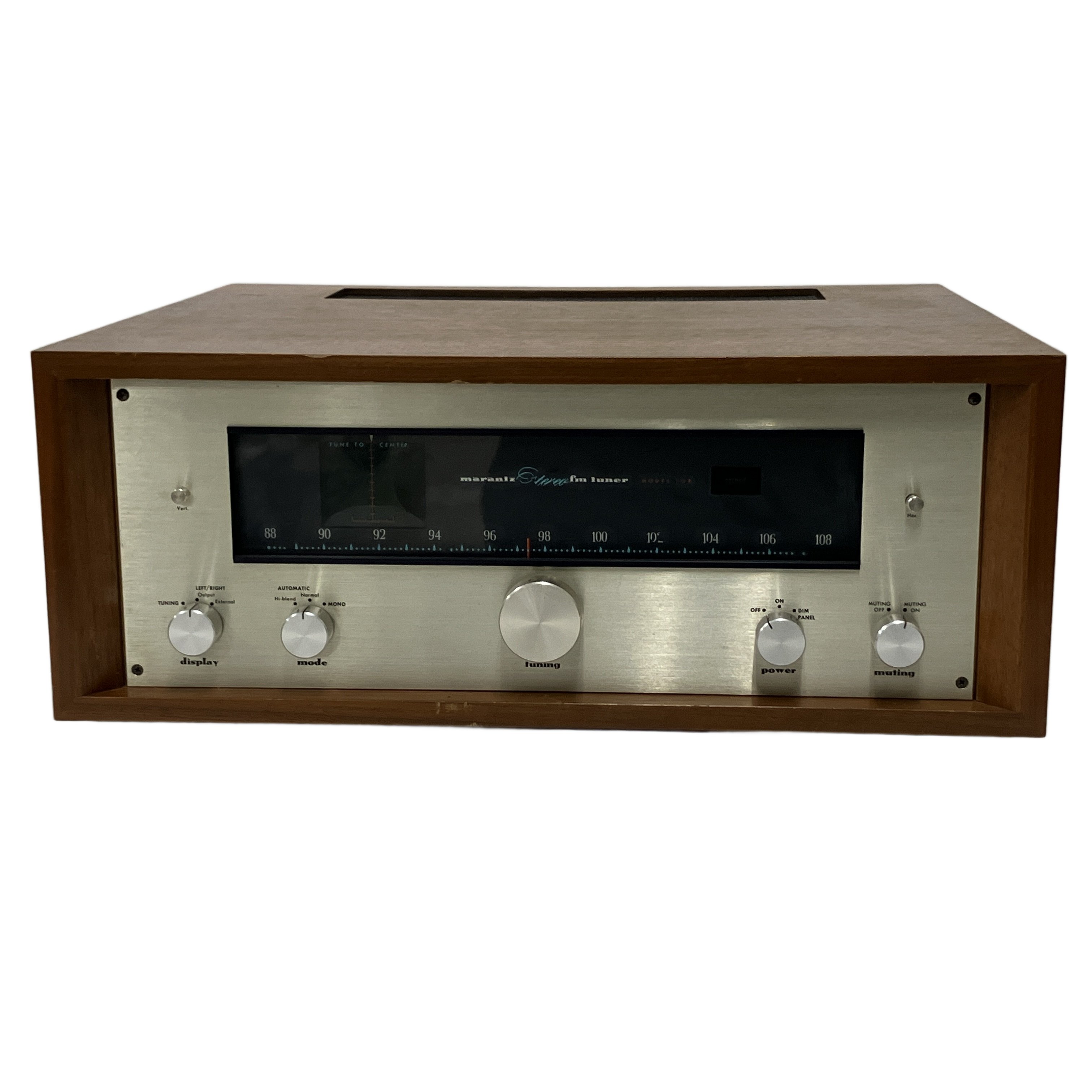 MARANTZ 10B ステレオ チューナー ウッドキャビネット