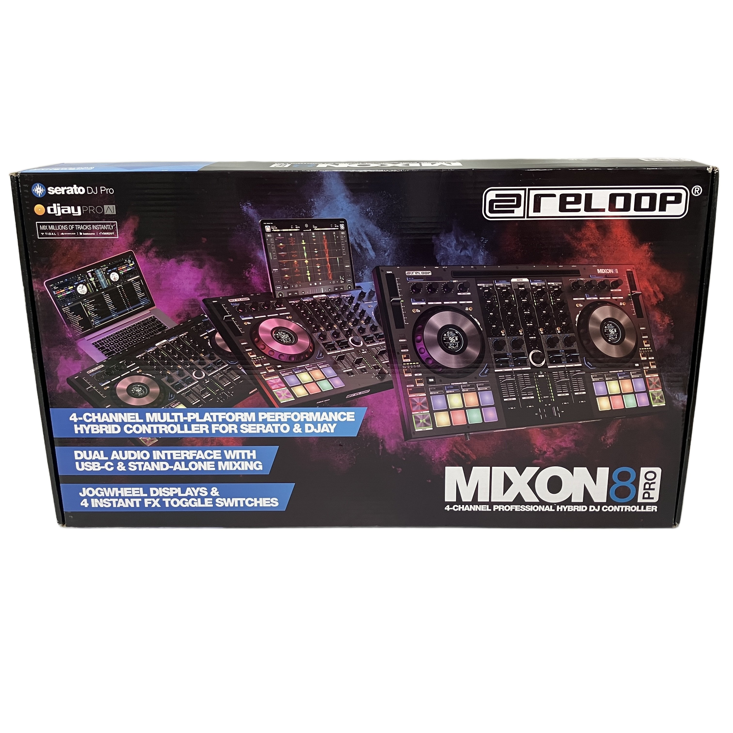 Reloop MIXON 8 Pro|4chハイブリッド仕様とFXパドルが、プロの現場に革新をもたらす