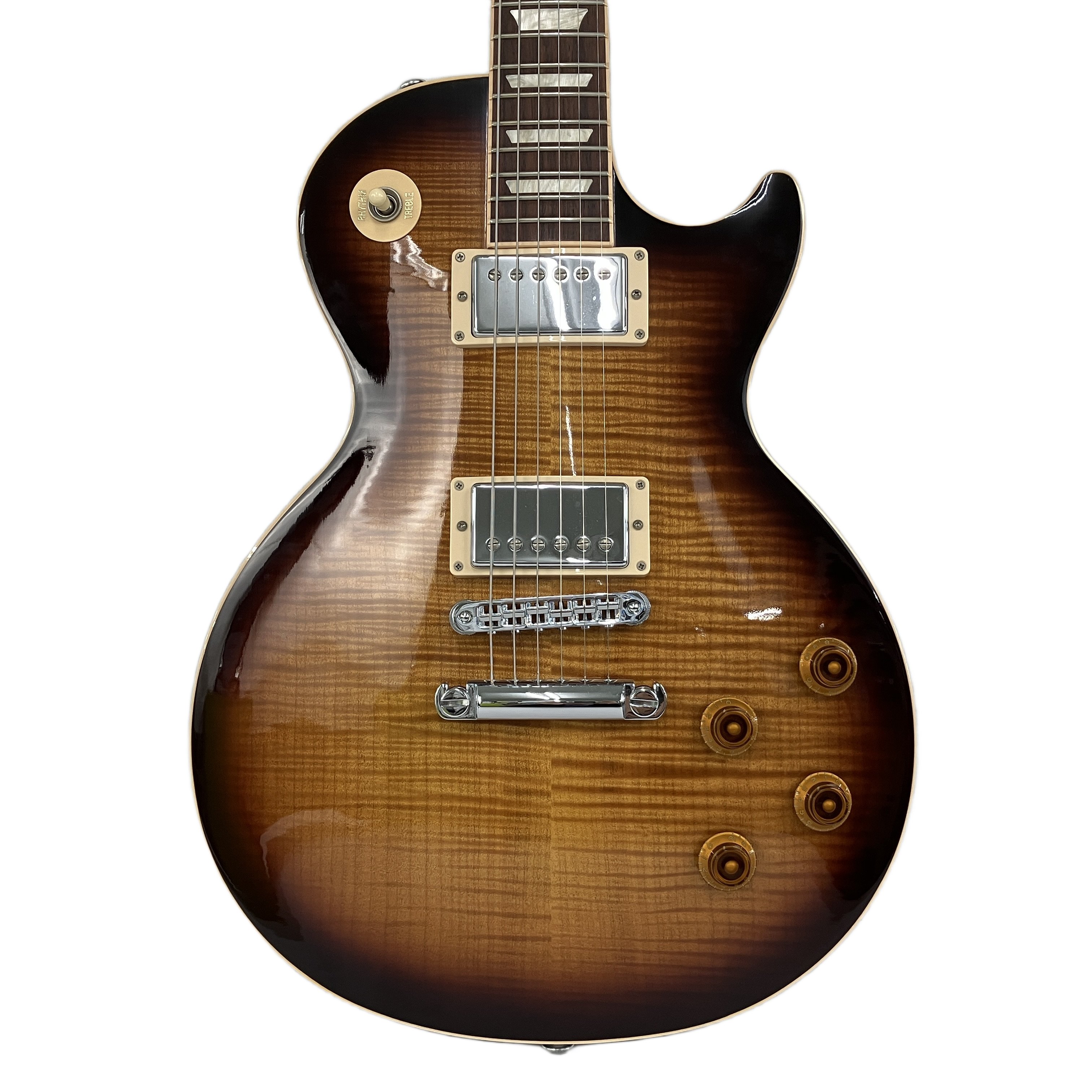 Gibson Les Paul Standard 2016|モダンな演奏性と伝統のトーンを融合し、AAAフィギュアドメイプルが輝く実戦機
