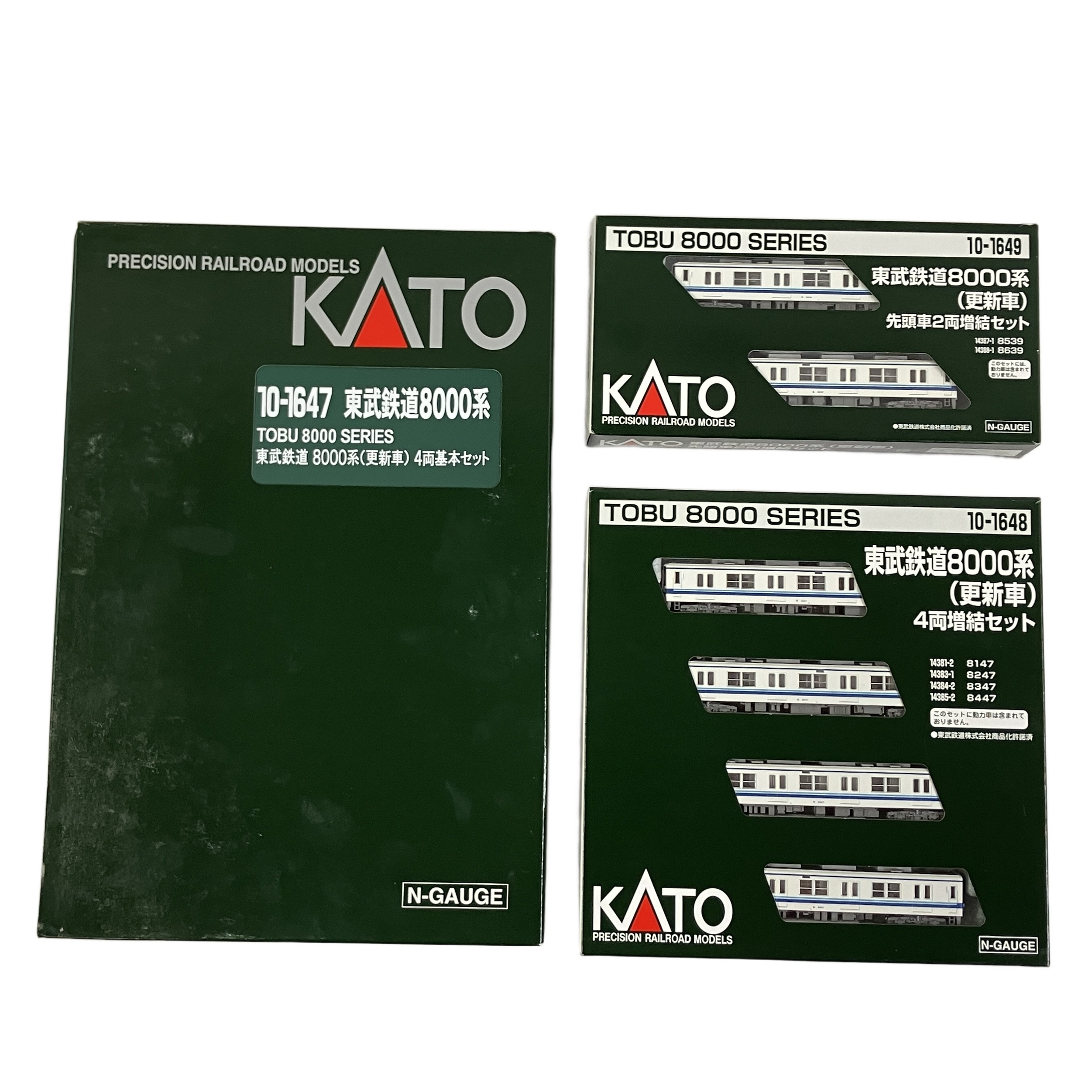 KATO 東武鉄道 8000系 更新車 基本増結セット Nゲージ 鉄道模型