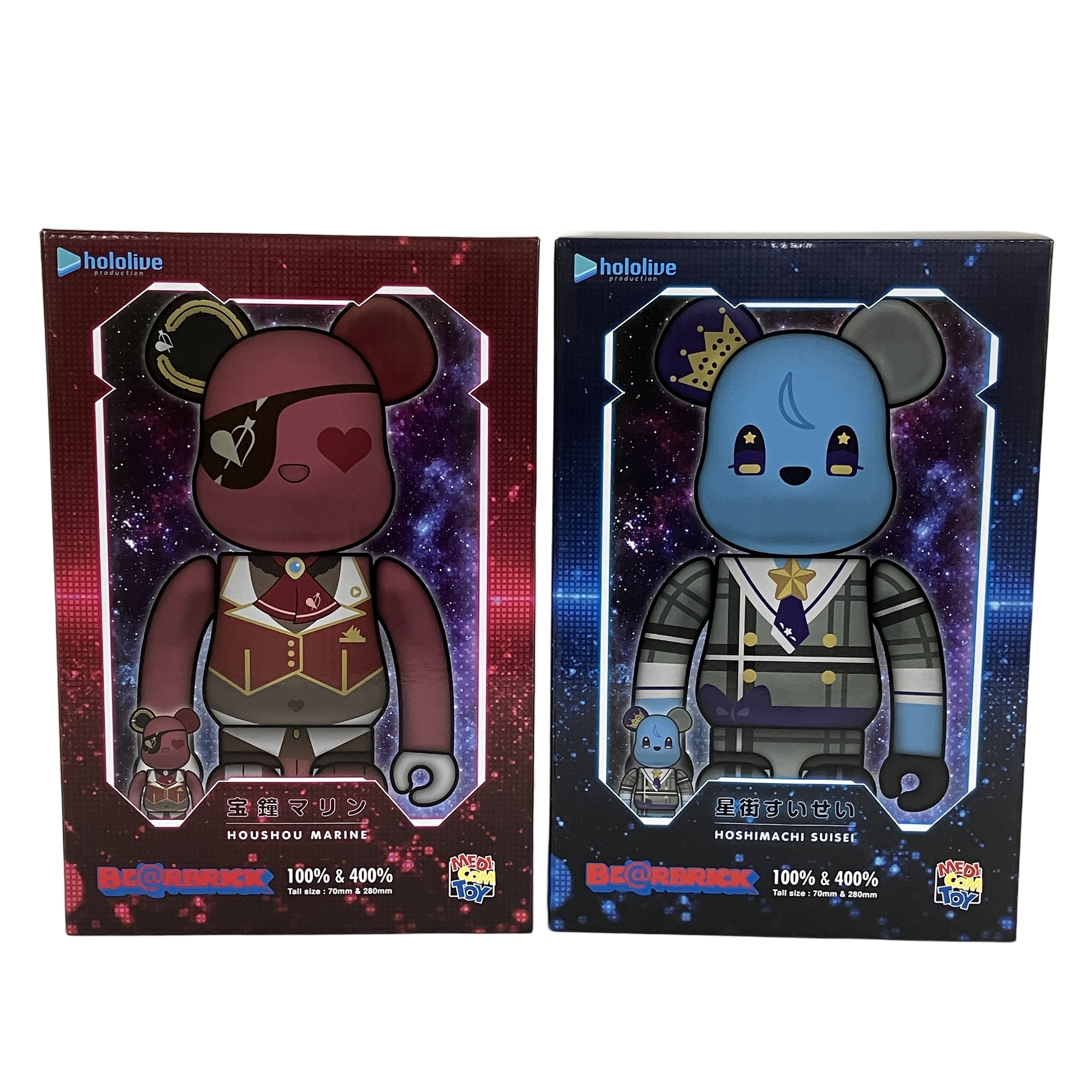 MEDICOM TOY BE@RBRICK 宝鐘マリン 星街すいせい フィギュア