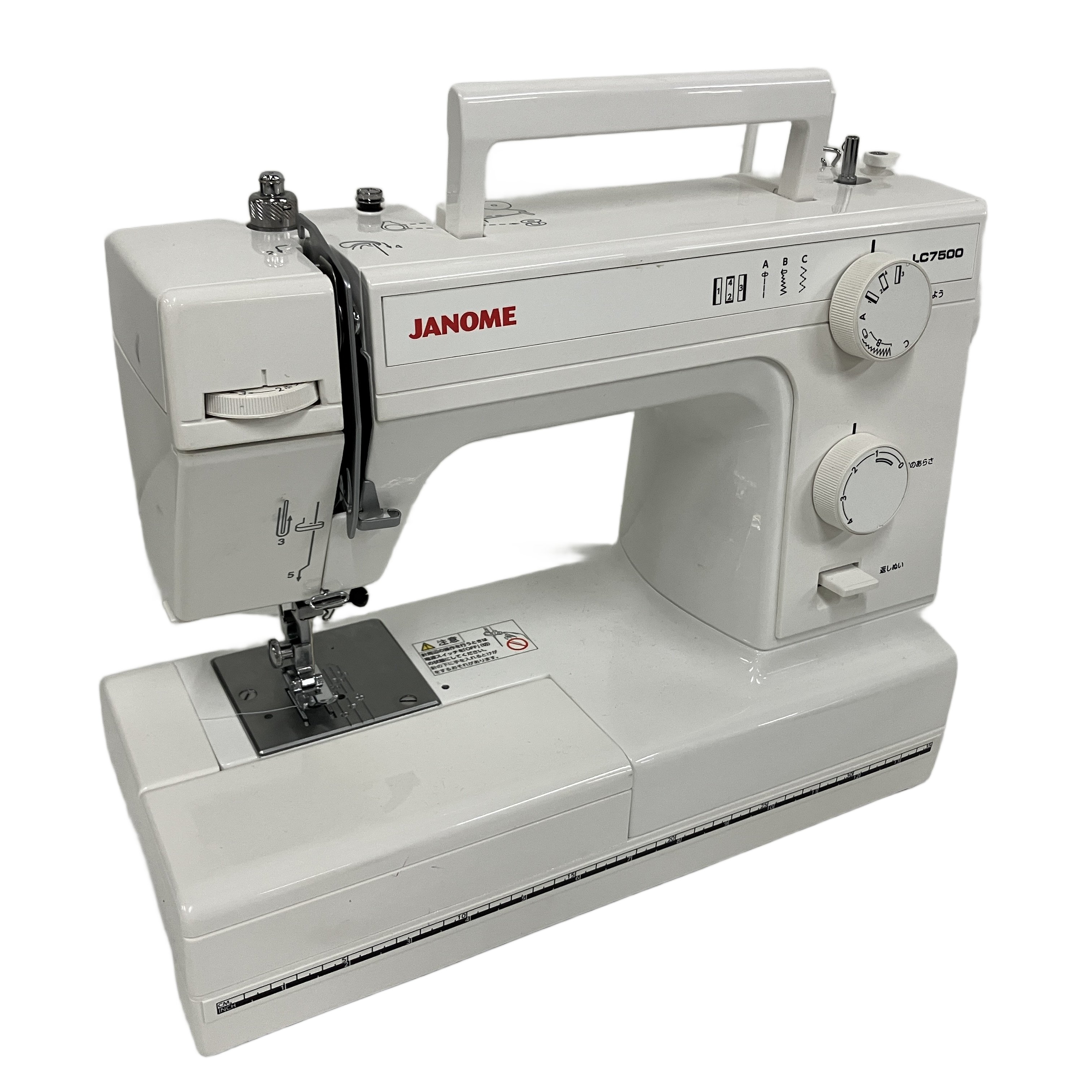 JANOME LC7500K ミシン フットペダル付き