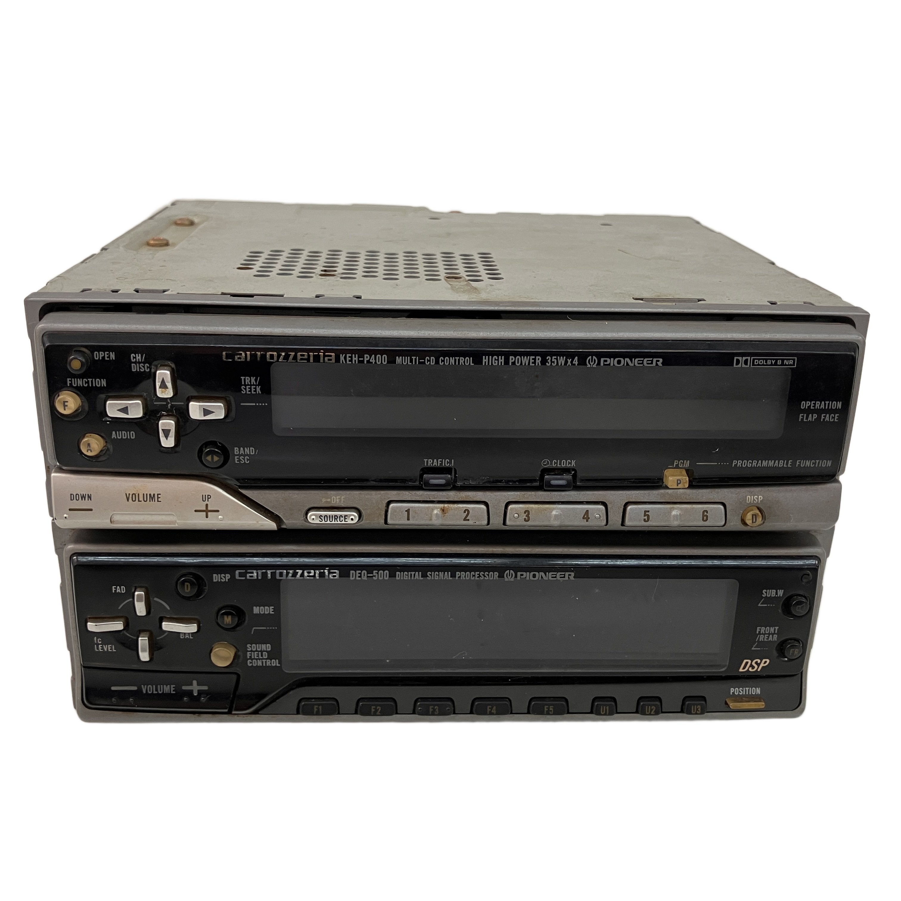 Pioneer carrozzeria KEH-P400 + DEQ-500 セット:ネオクラシックカーに捧ぐ、至高のアナログ&デジタルサウンド。