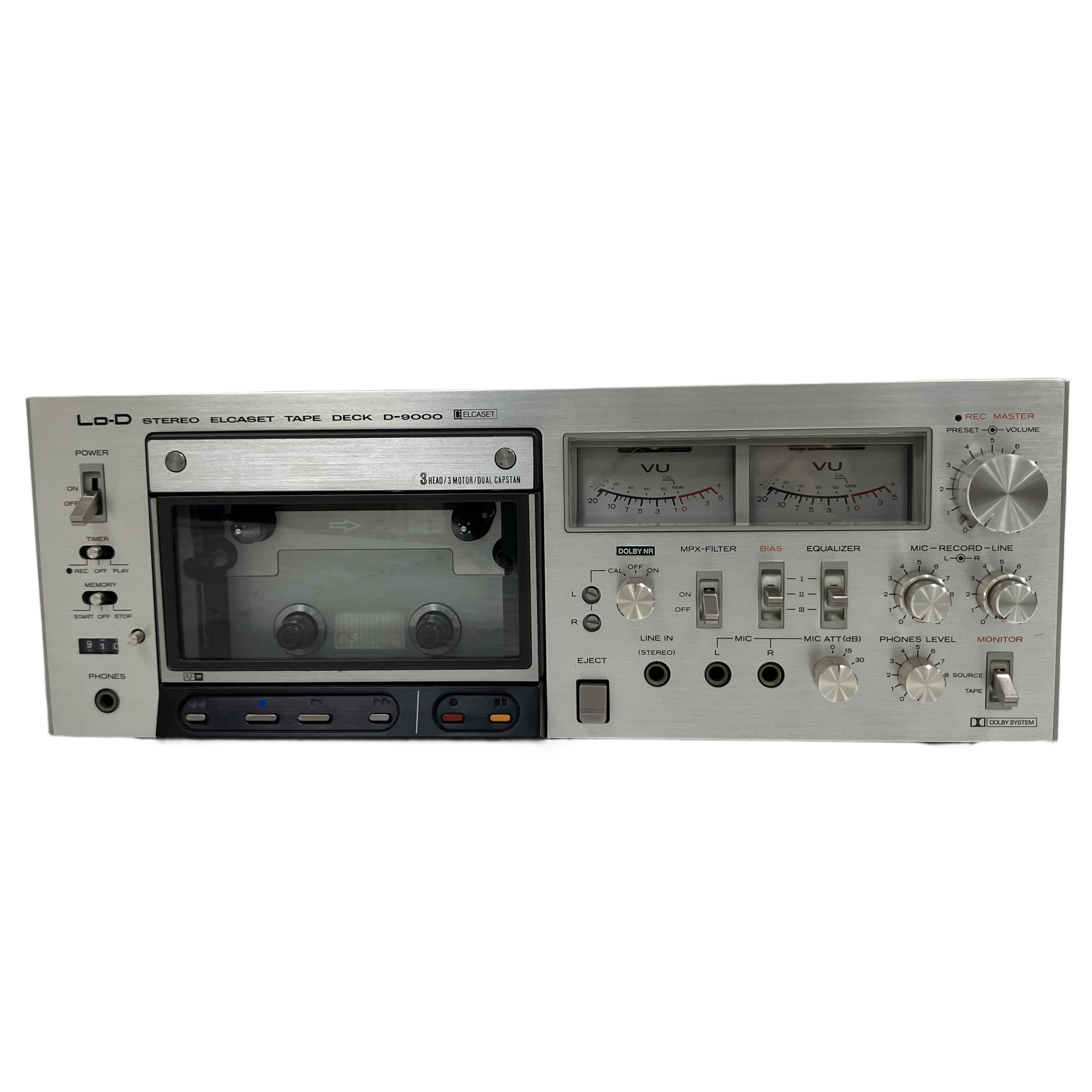 ★Lo-D D-9000 カセットデッキ 日立が誇る精密技術を凝縮した希少な名機★