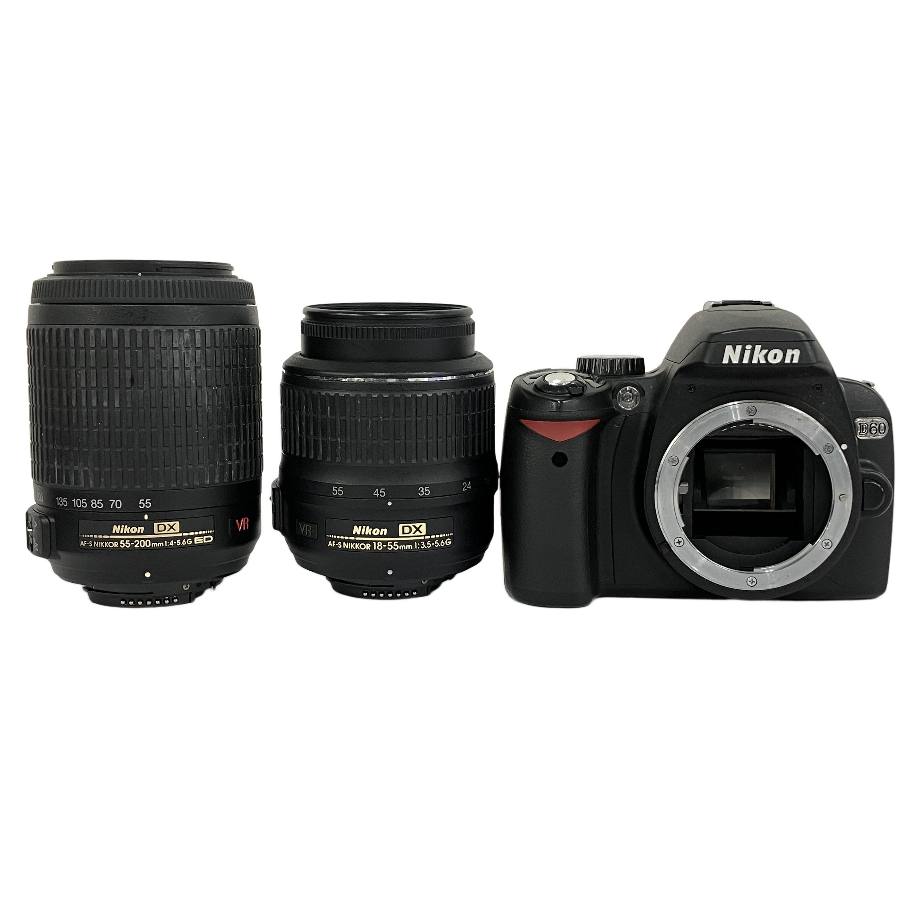 NIKON D60 ダブルズームキット デジタル一眼レフカメラ