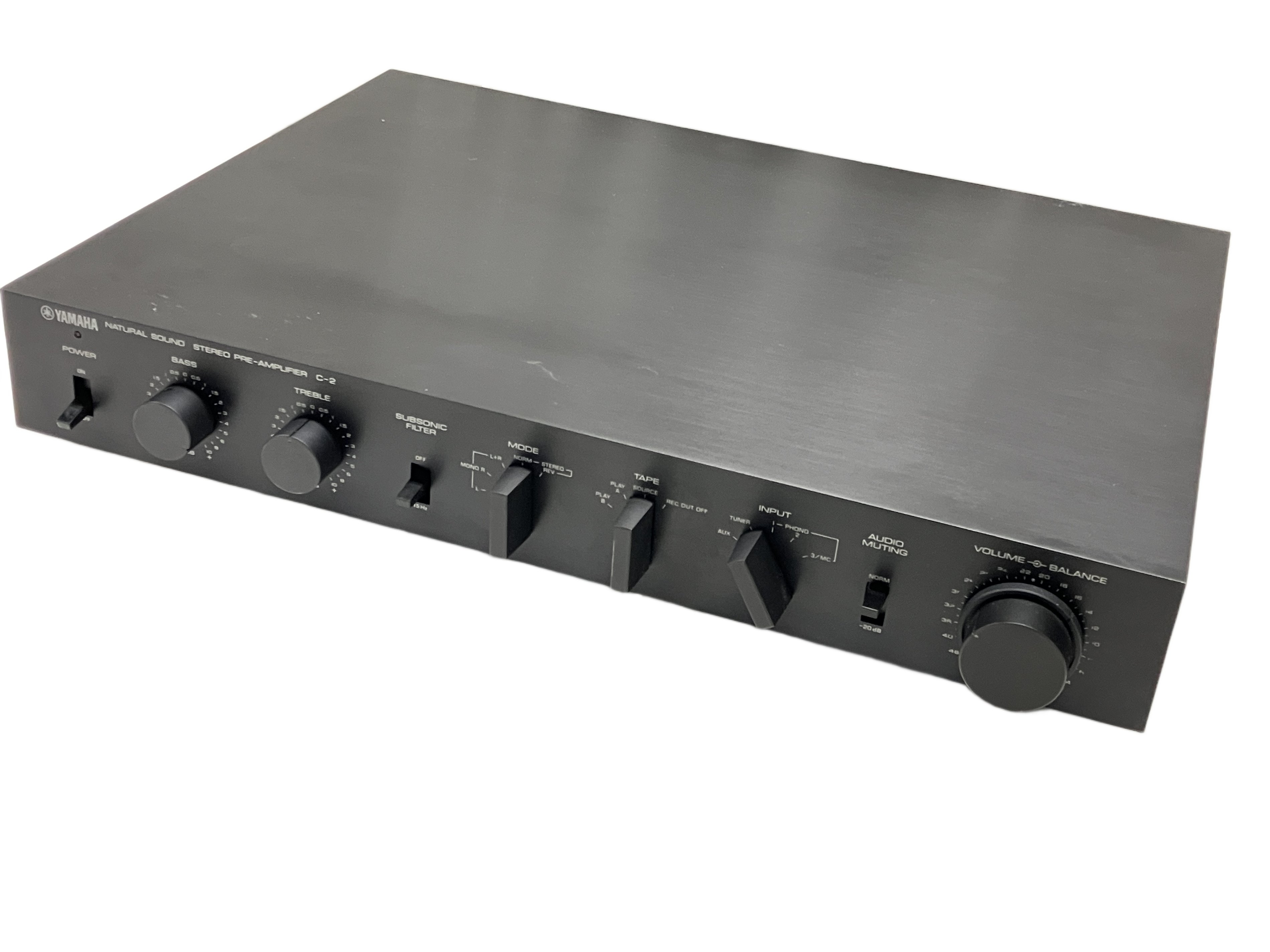 YAMAHA C-2 プリアンプ 高精度 4連ボリューム