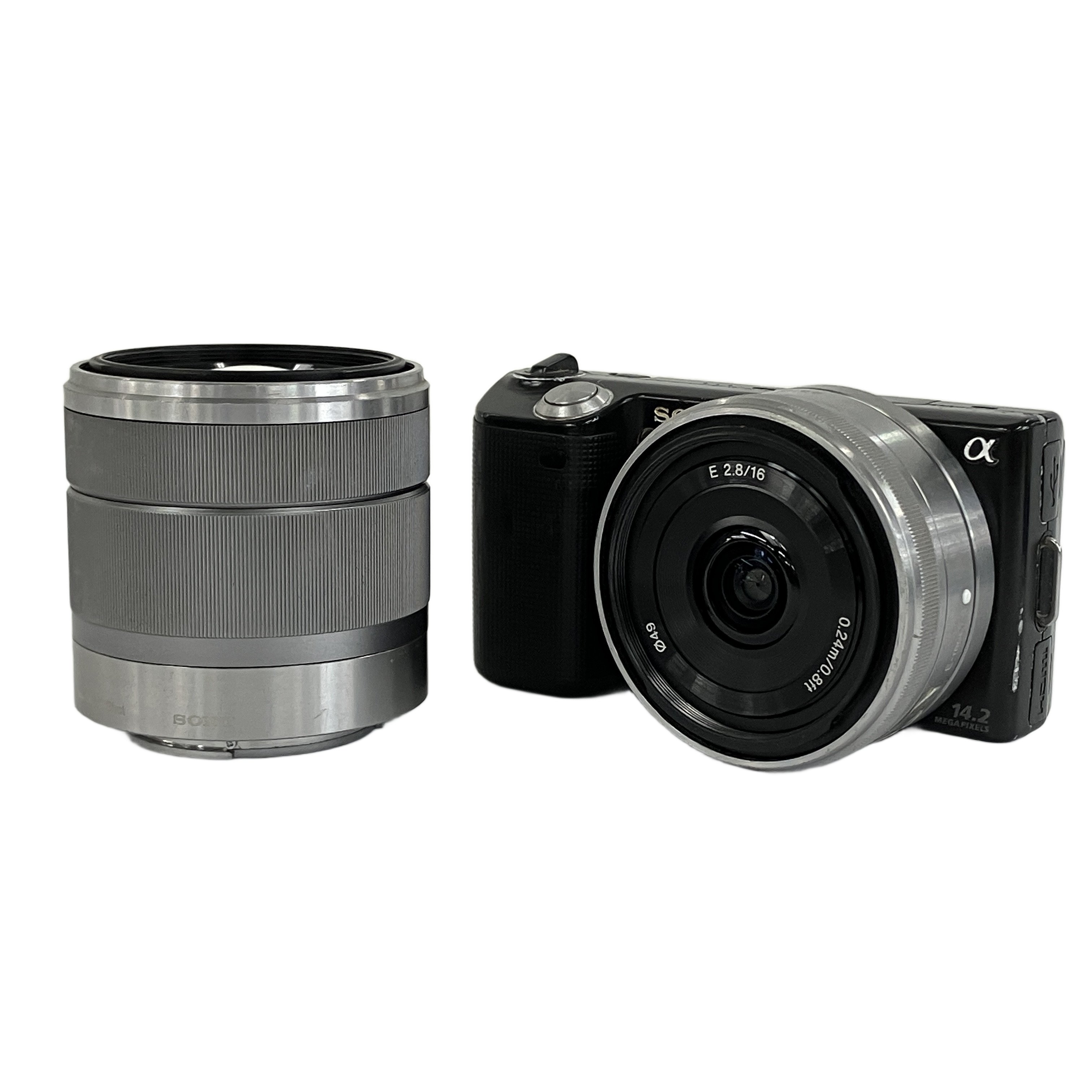 SONY α NEX-5 18-55mm F3.5-5.6 16mm F2.8 ミラーレス一眼カメラ