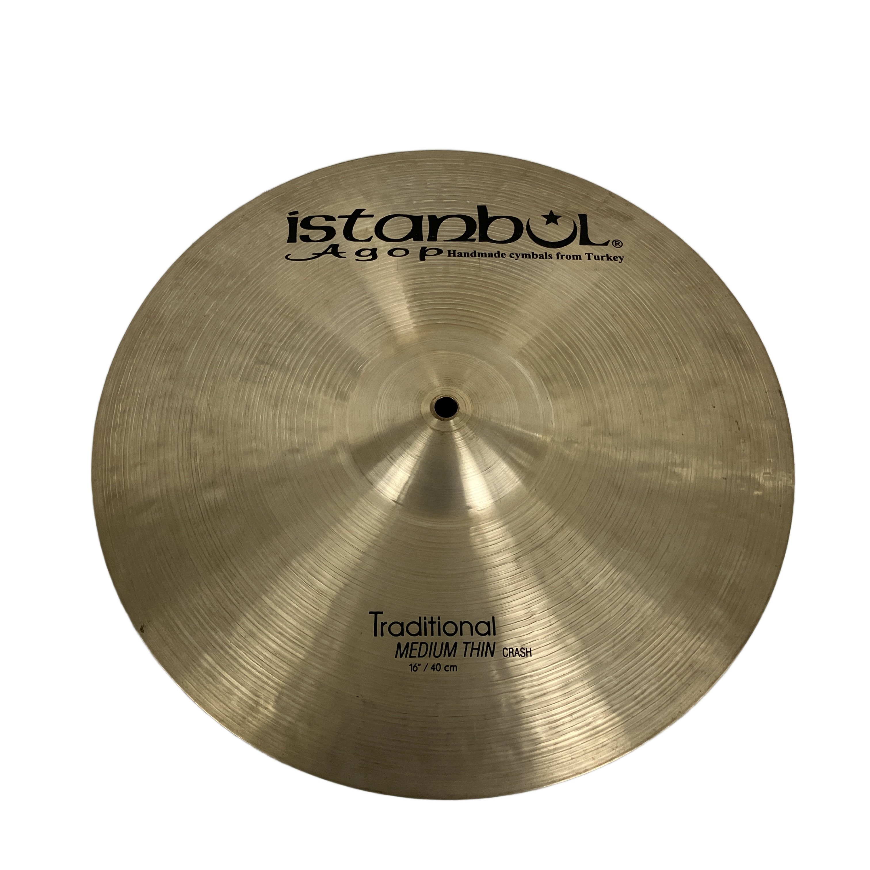 istanbul AGOP MEDIUM THIN CRUSH 16インチ クラッシュシンバル