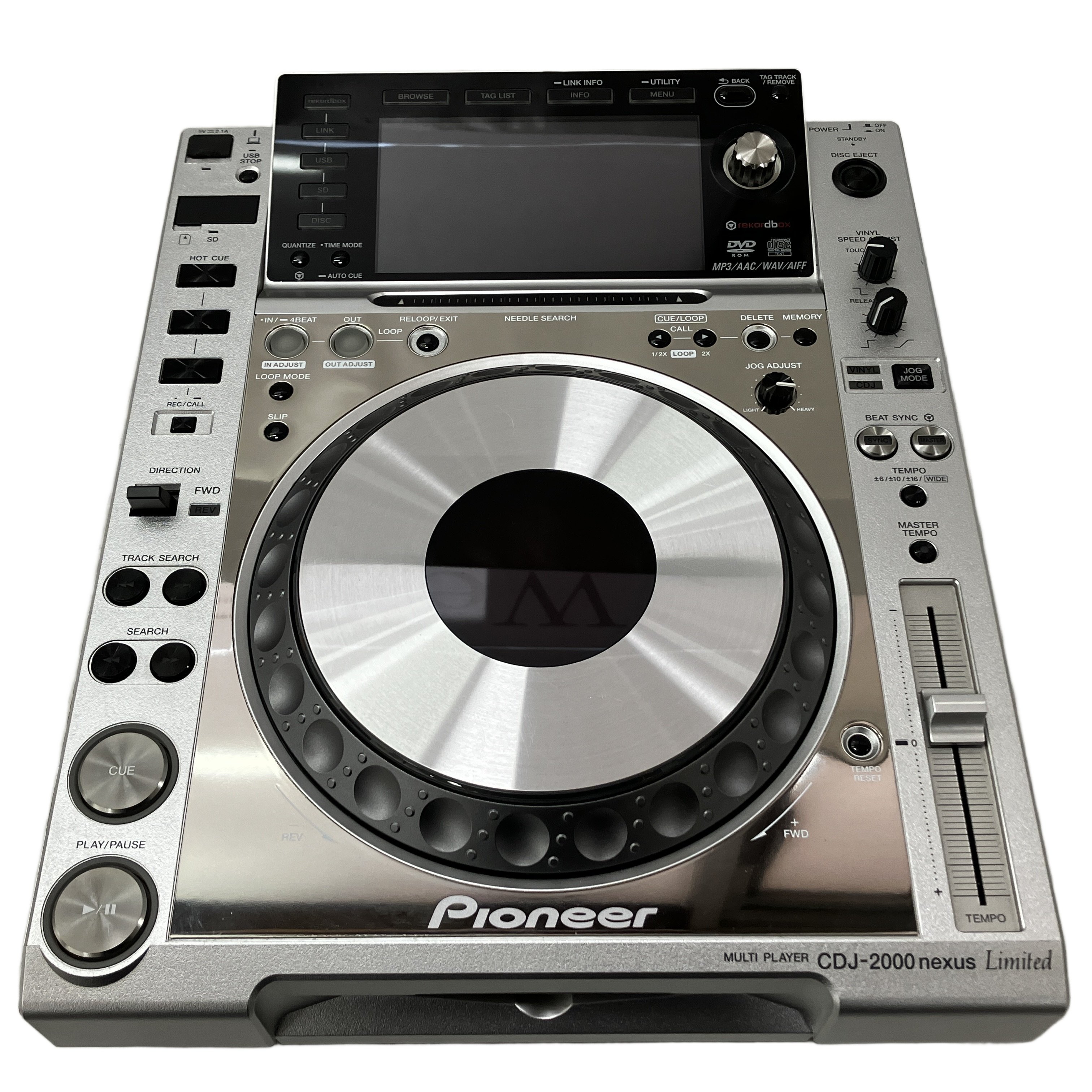 Pioneer CDJ-2000NXS-M (DJマルチプレーヤー):ブースで圧倒的な光を放つ鏡面仕上げ。世界中が探し求める幻のコレクターズ・ピース。