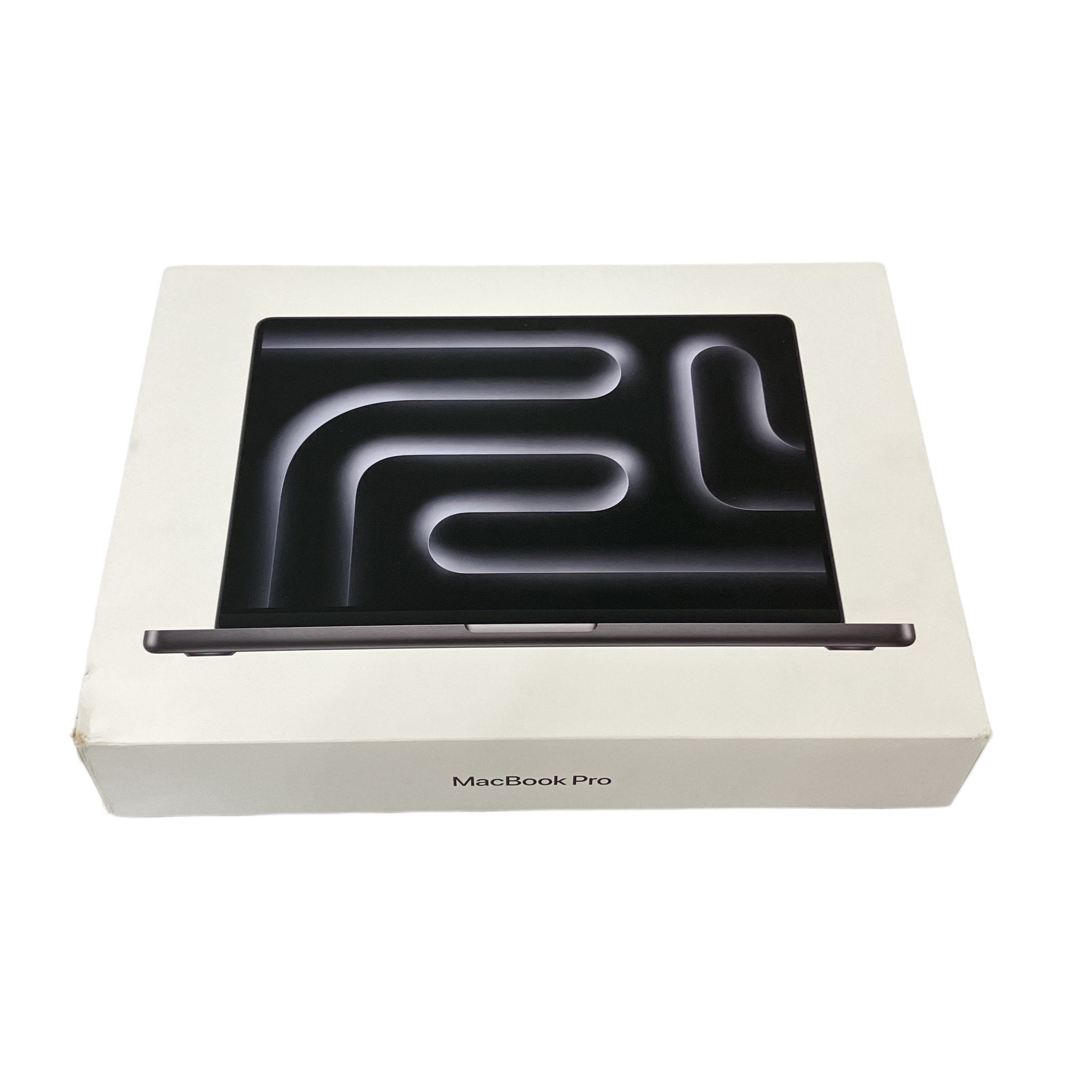 MacBook Pro 14インチ (16GB/512GB) スペースブラック:未踏のスピードと知能。憧れの「漆黒」を、誰の手にも触れられていない完全な状態で。