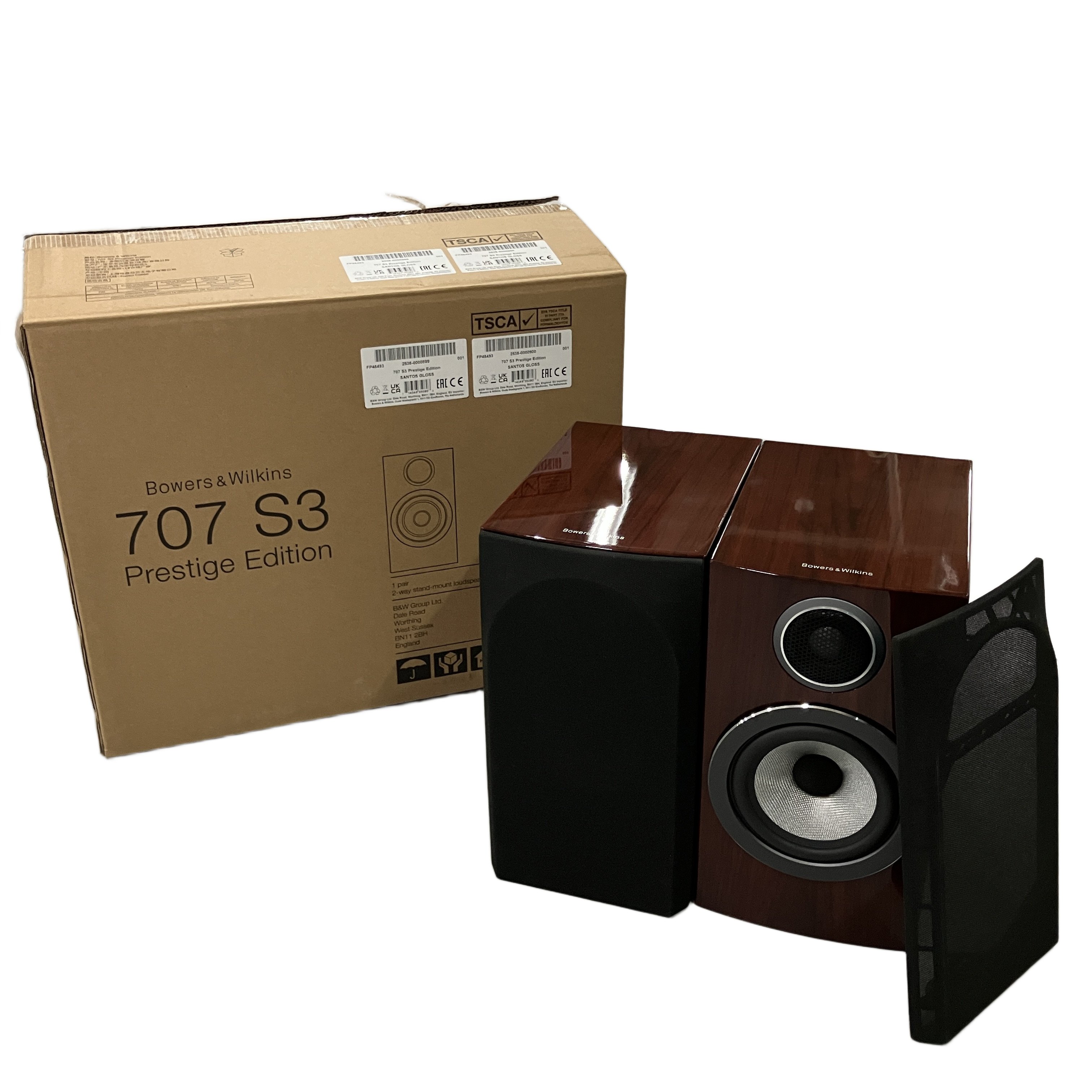 B&W 707 Prestige Edition スピーカーペア ― コンパクトな筐体に上質なサウンドと外観を備えたプレミアムブックシェルフ