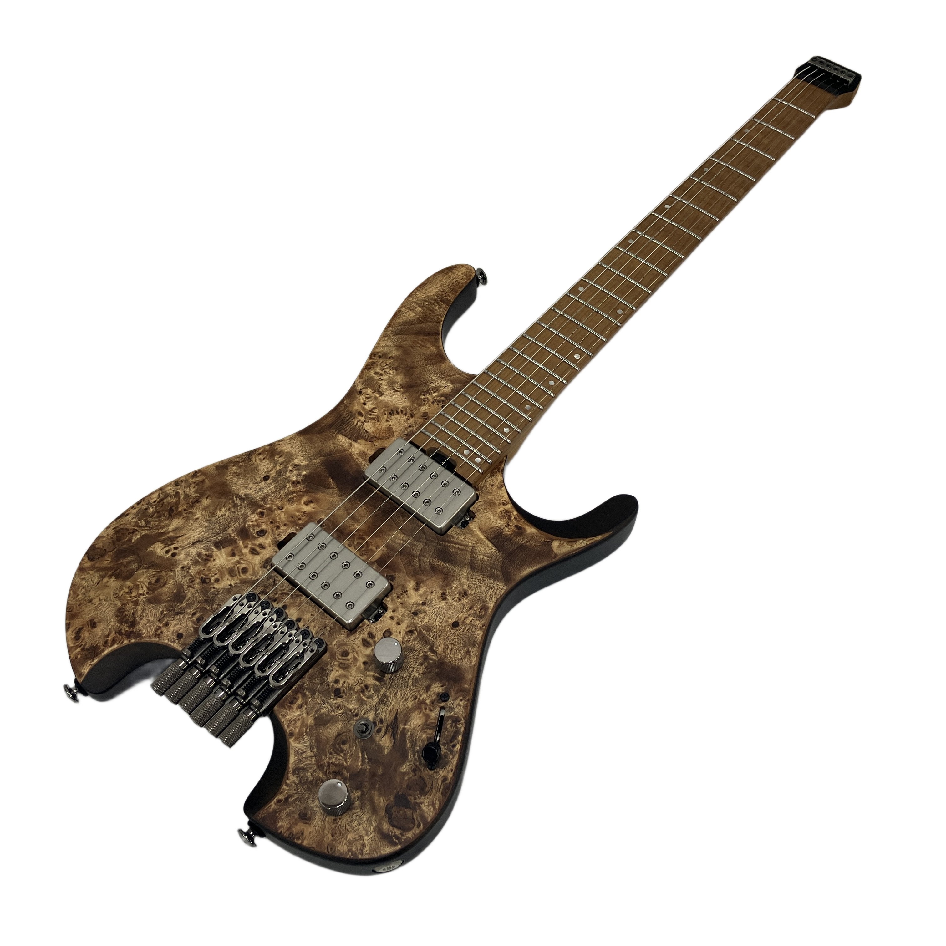 Ibanez Q52PB-ABS|ヘッドレスの新機軸、テクニカルな演奏を支える超軽量・高精度な一台