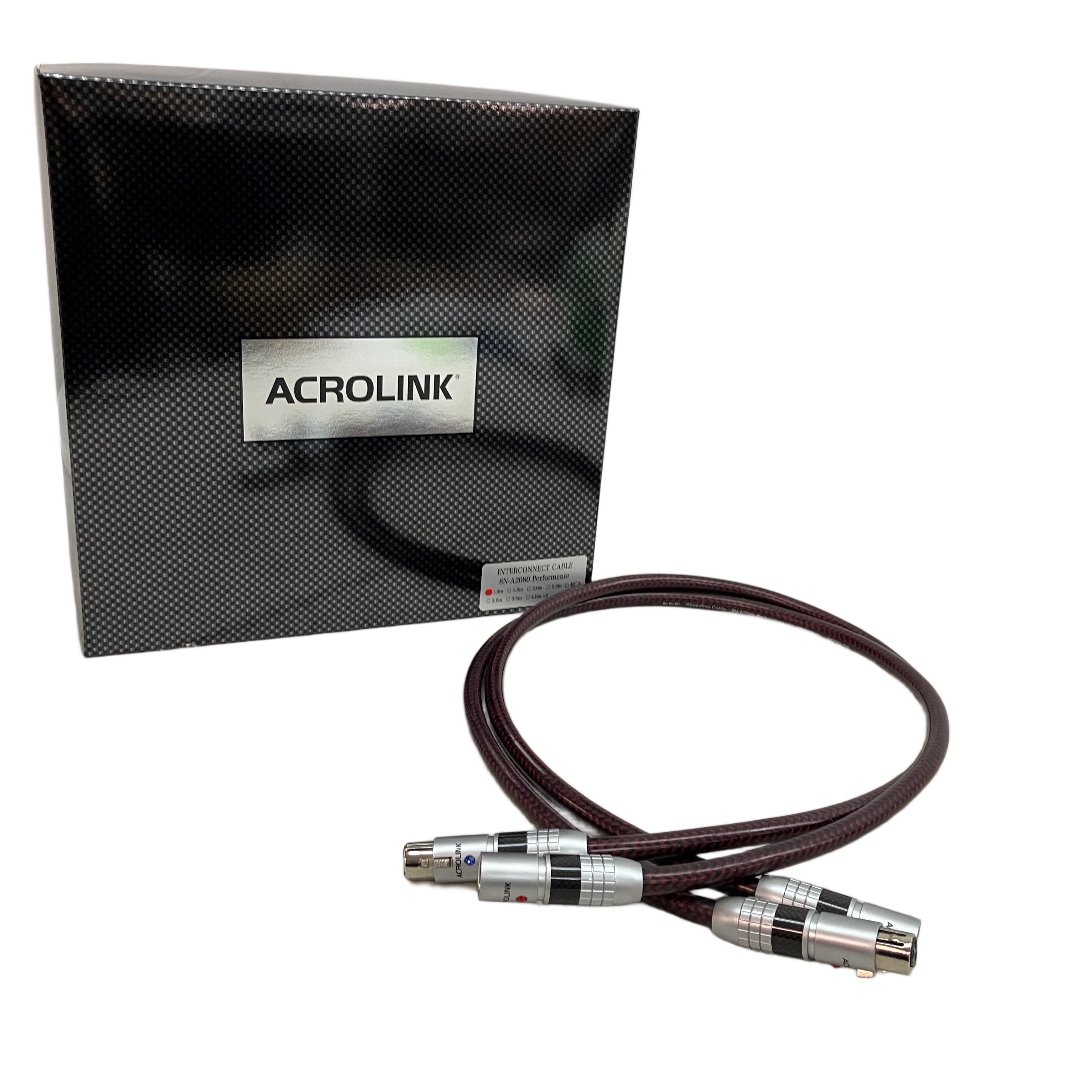 Acrolink 8N-A2080|極純度8N Cuが導く、音源の静寂と微細な余韻までを描き出す1.0mペア