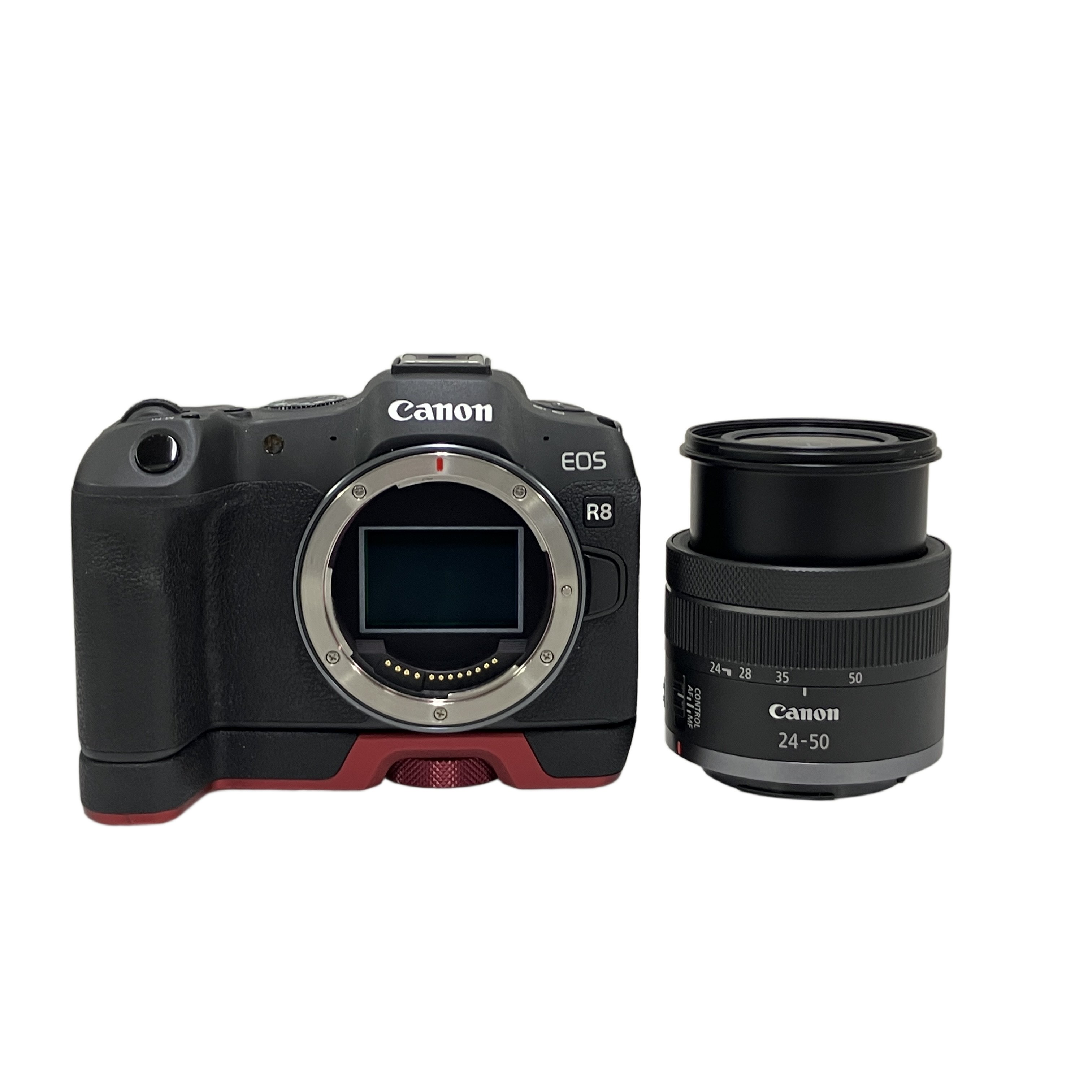 ★CANON EOS R8 RF24-50mm IS STM レンズキット 中古良好 クラス最軽量のフルサイズ機★