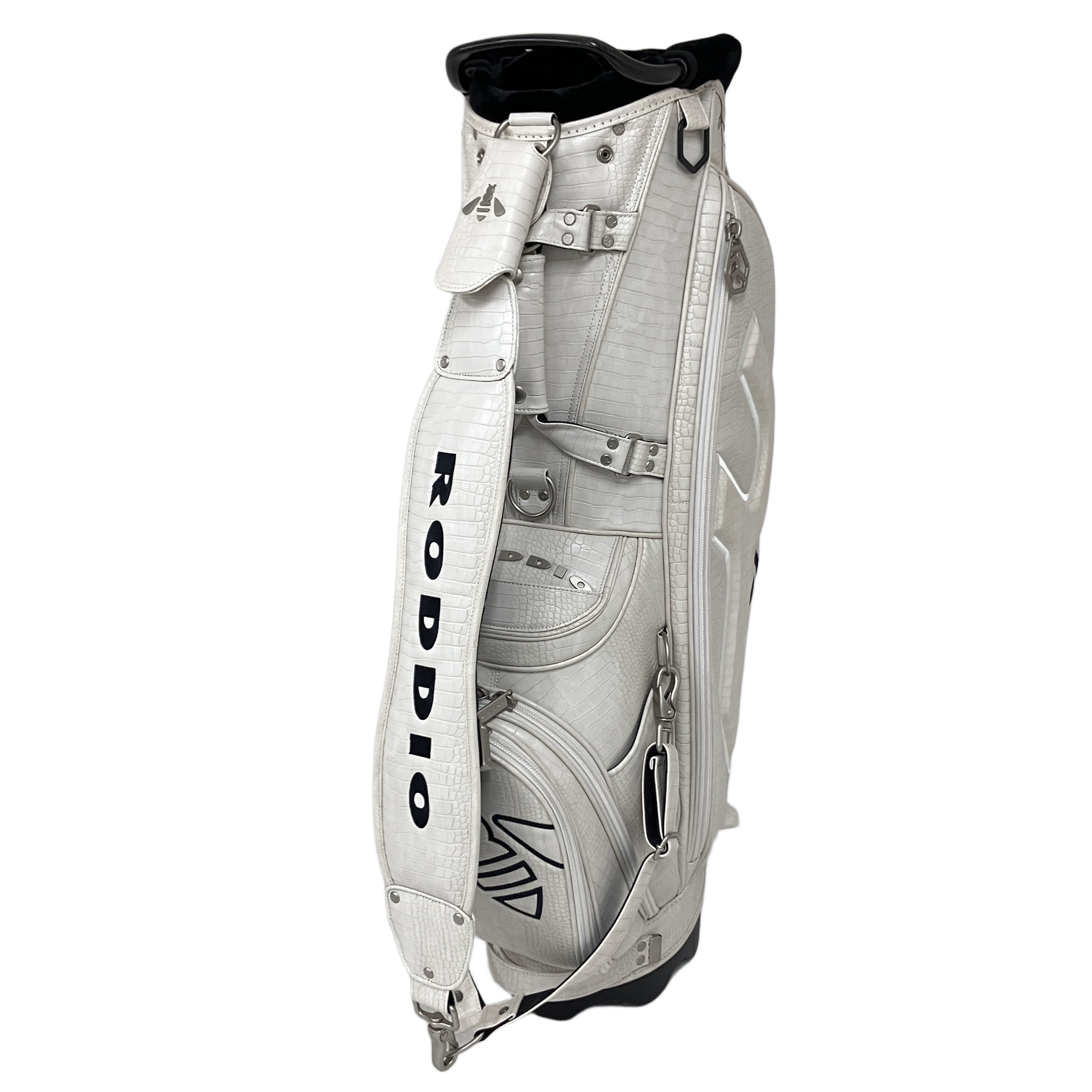 RODDIO クロコ シェイドアイボリー ヘッドカバーセット キャディバッグ