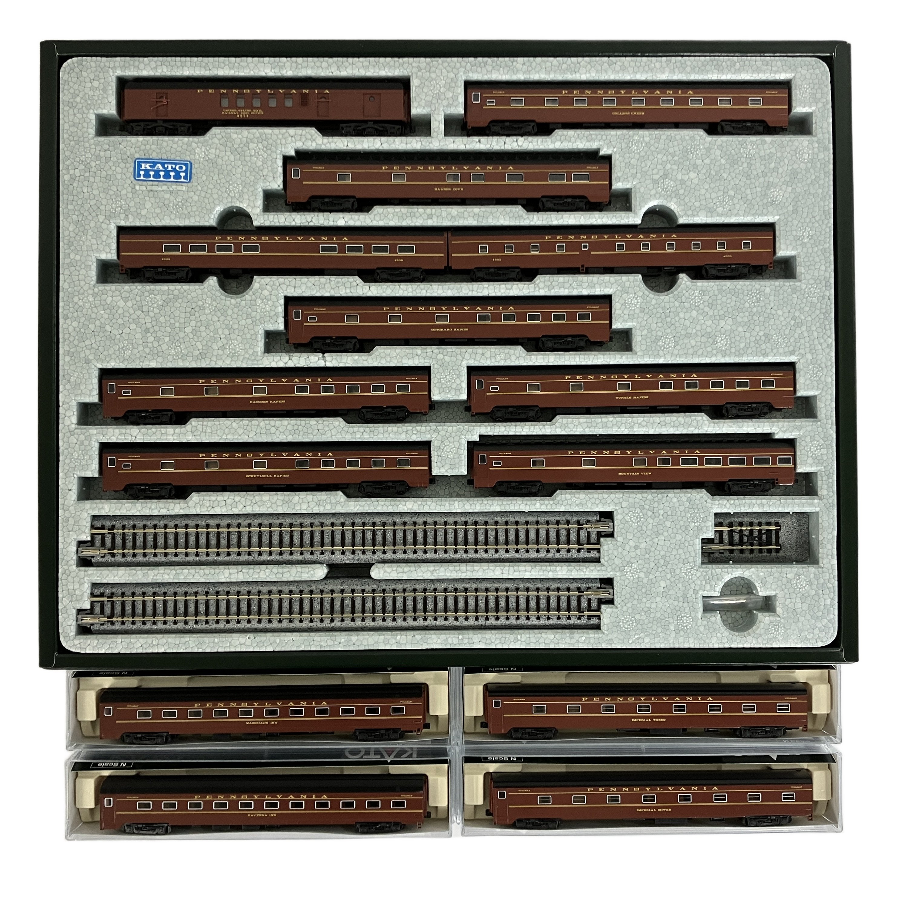 KATO 106-068 106-7111 Pennsylvania Railroad Broadway Limited 鉄道模型