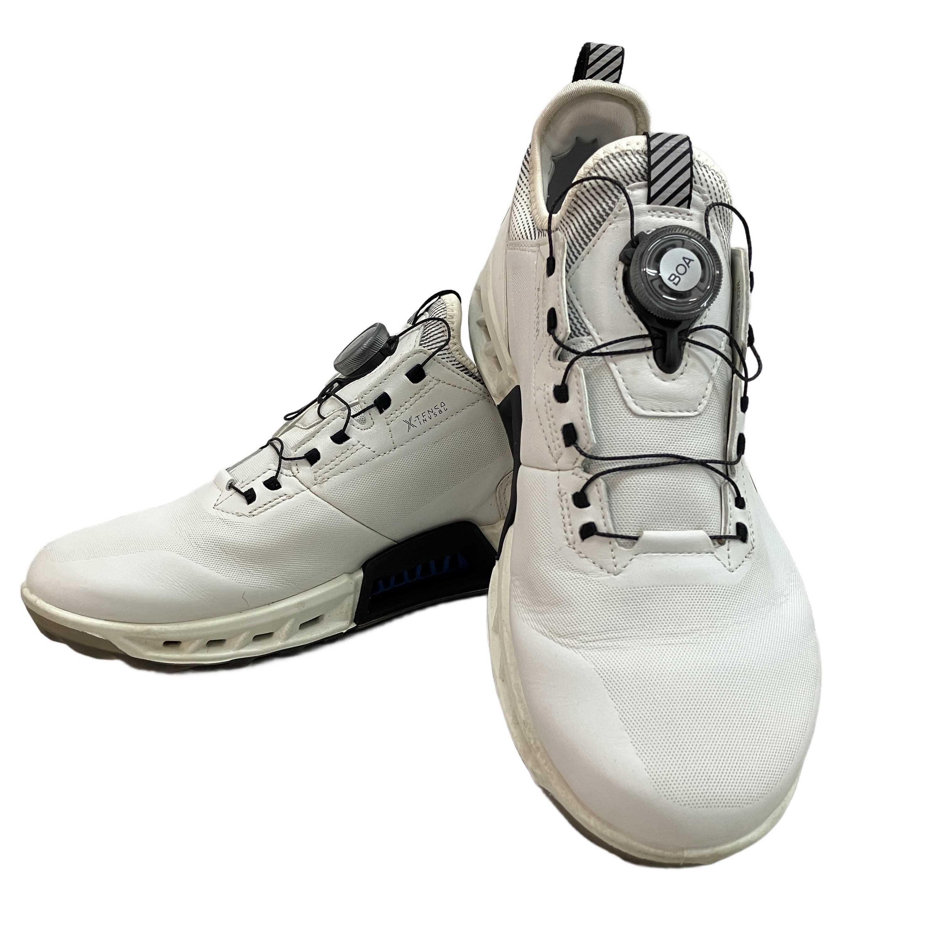 ECCO BIOM C4 メンズ ゴルフシューズ ホワイト/ブラック