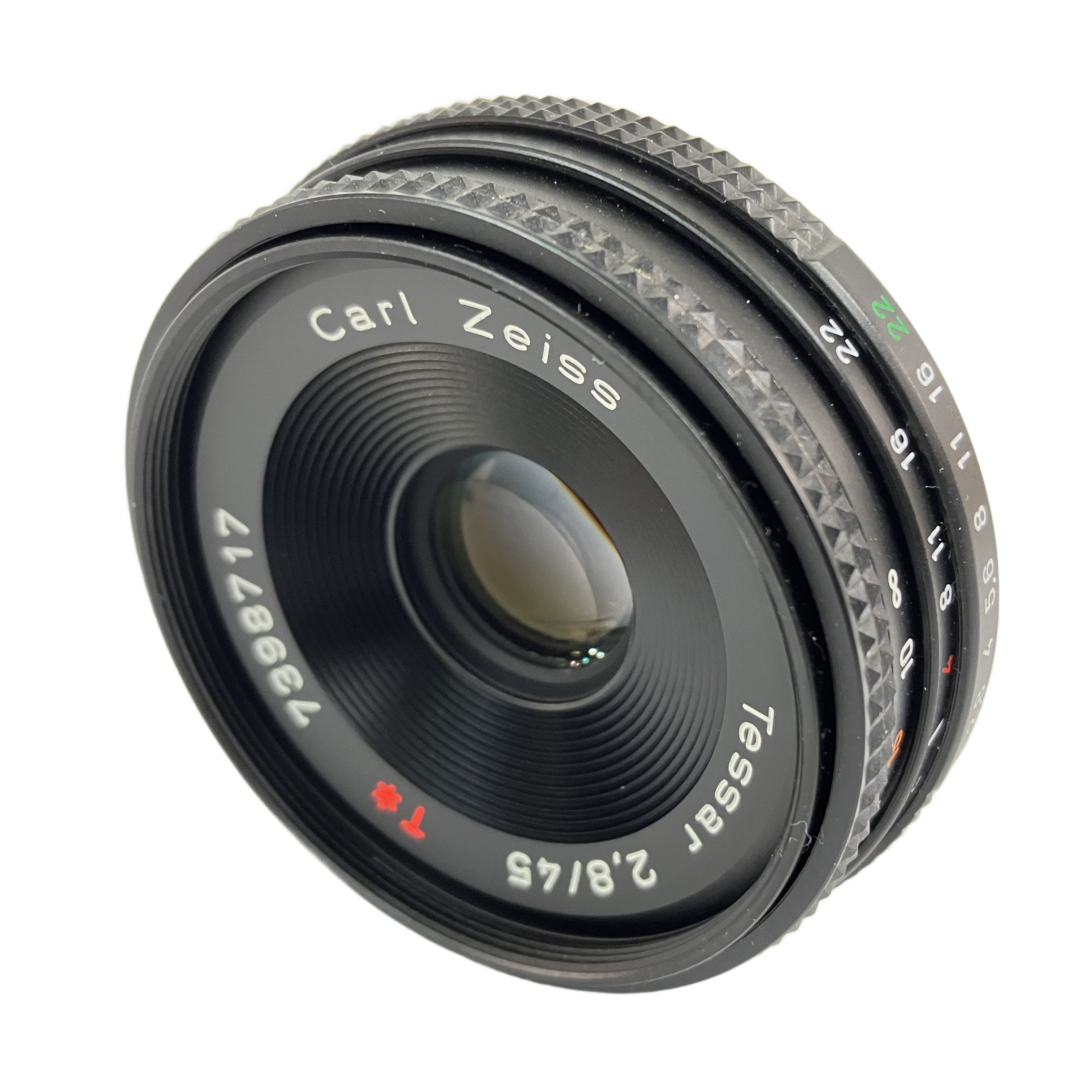 CONTAX Carl Zeiss Tessar T* 45mm F2.8 単焦点レンズ