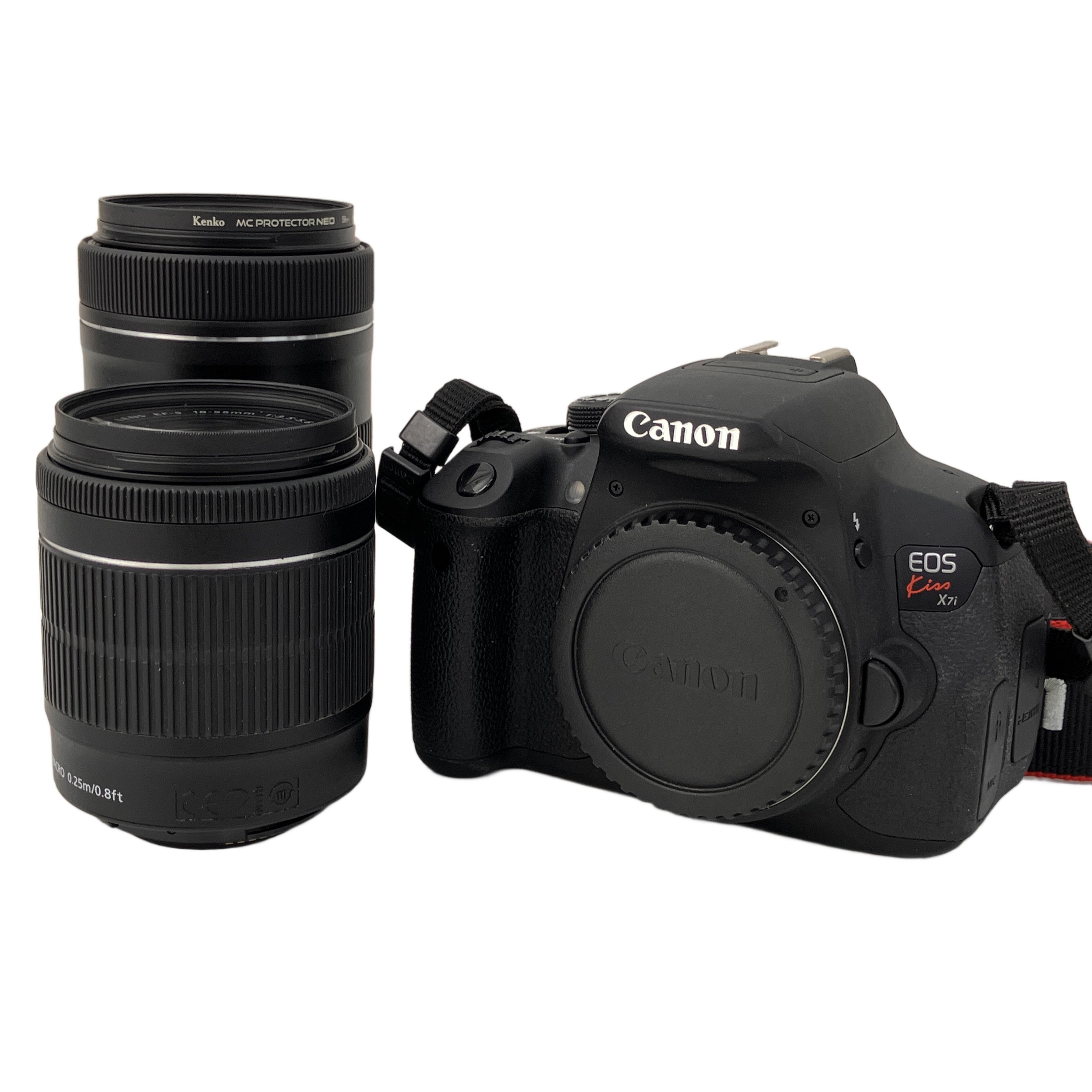 CANON EOS Kiss X7i デジタル一眼レフ 18-55mm 55-250mm