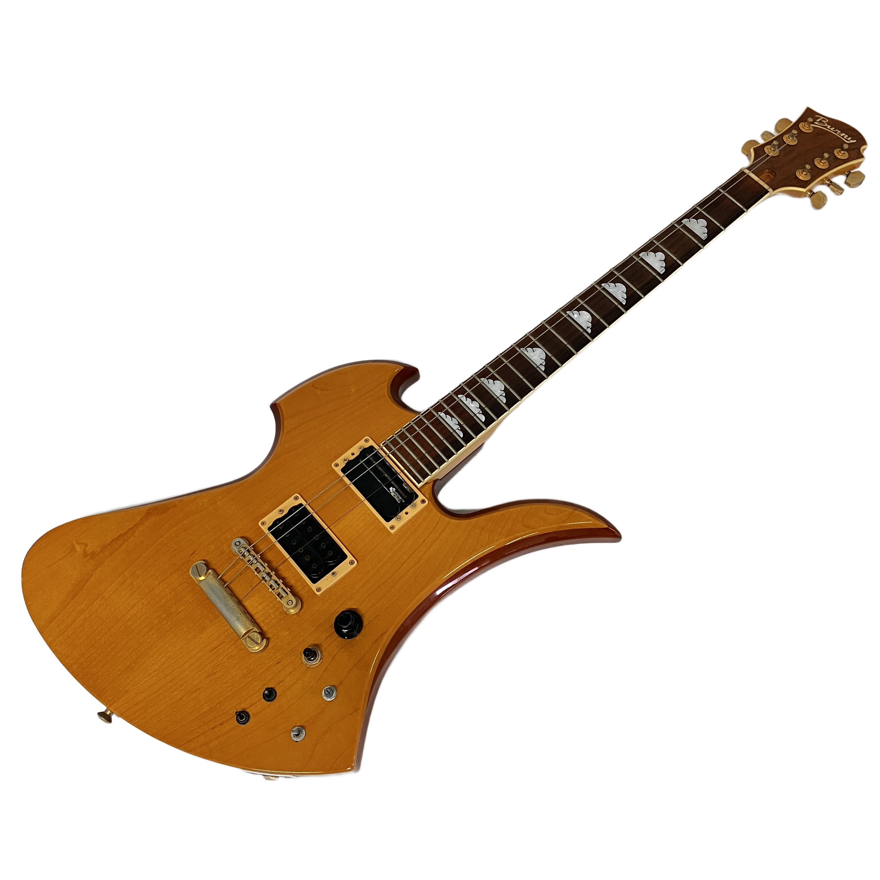 Gemini の回答 Burny MG-165S LD|サスティナー搭載、hideの魂が宿る鮮やかなレモンドロップ・モデル