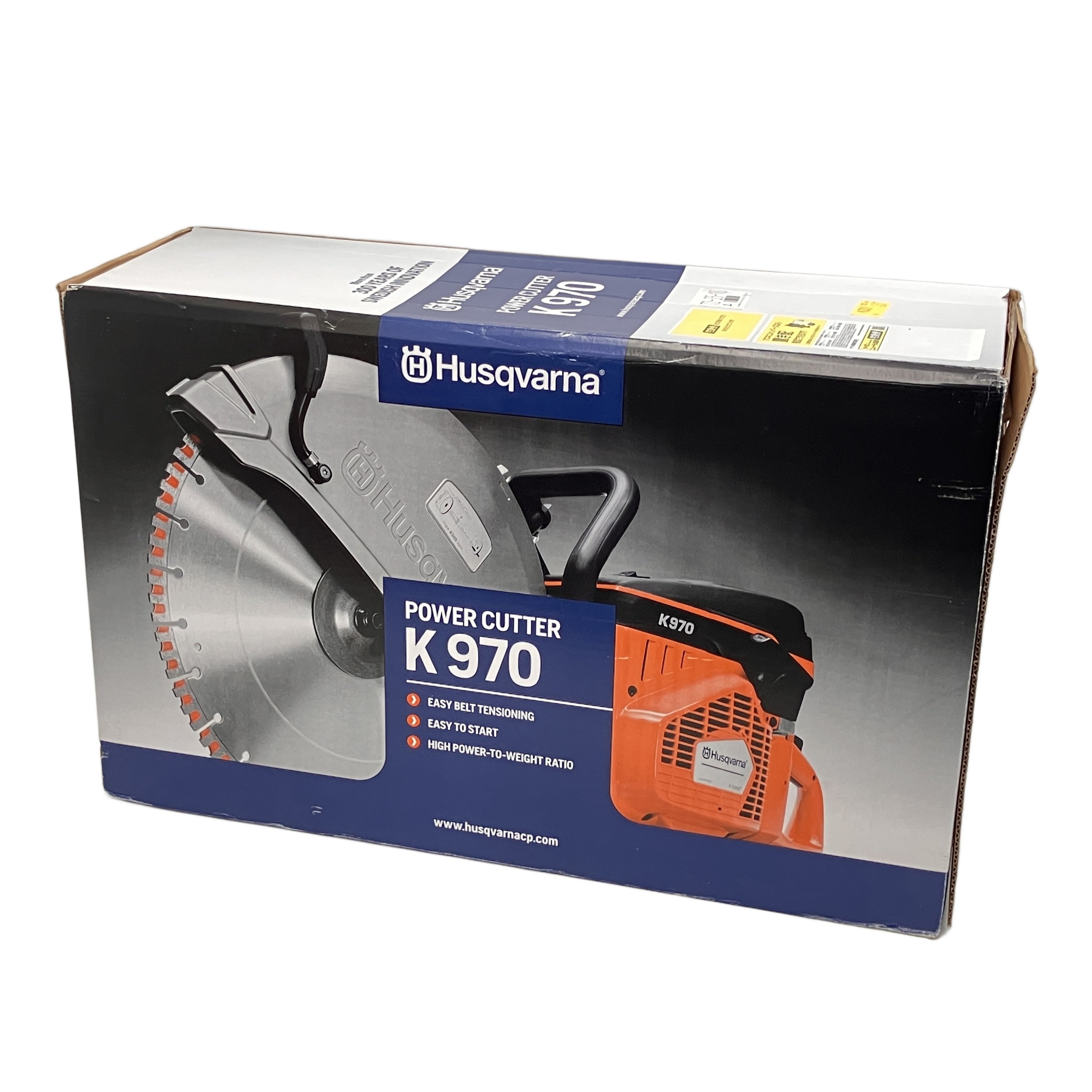 Husqvarna K970 (14インチ 350mm / パワーカッター):分厚いコンクリートを豆腐のように切り裂く。現場を制圧する、ハスクバーナ最高峰のエンジンカッター。