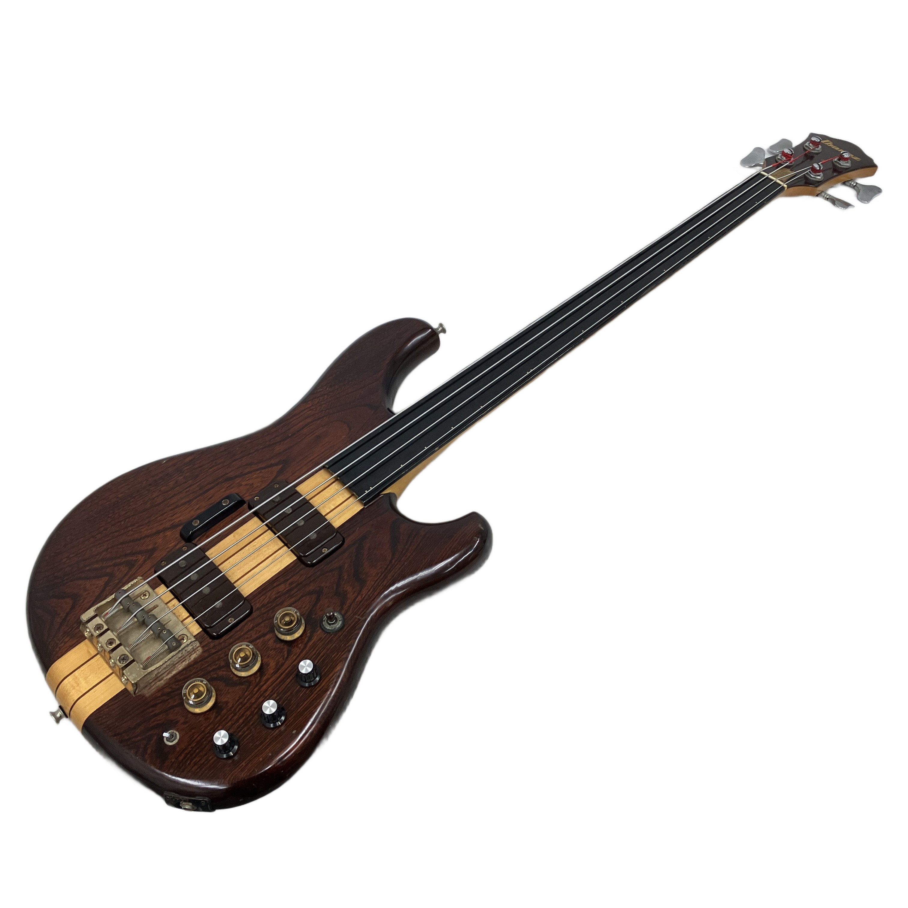 Gemini の回答 Ibanez MC924 Musician Fretless (1981年製 / エレキベース):独特の「ウネリ」と圧倒的サスティン。世界を熱狂させた伝説のスルーネック。