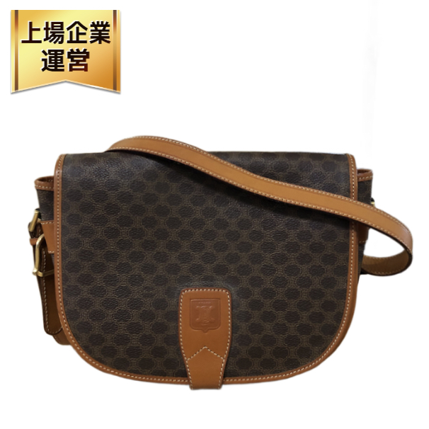 CELINE トリオンフ マカダム ショルダーバッグ