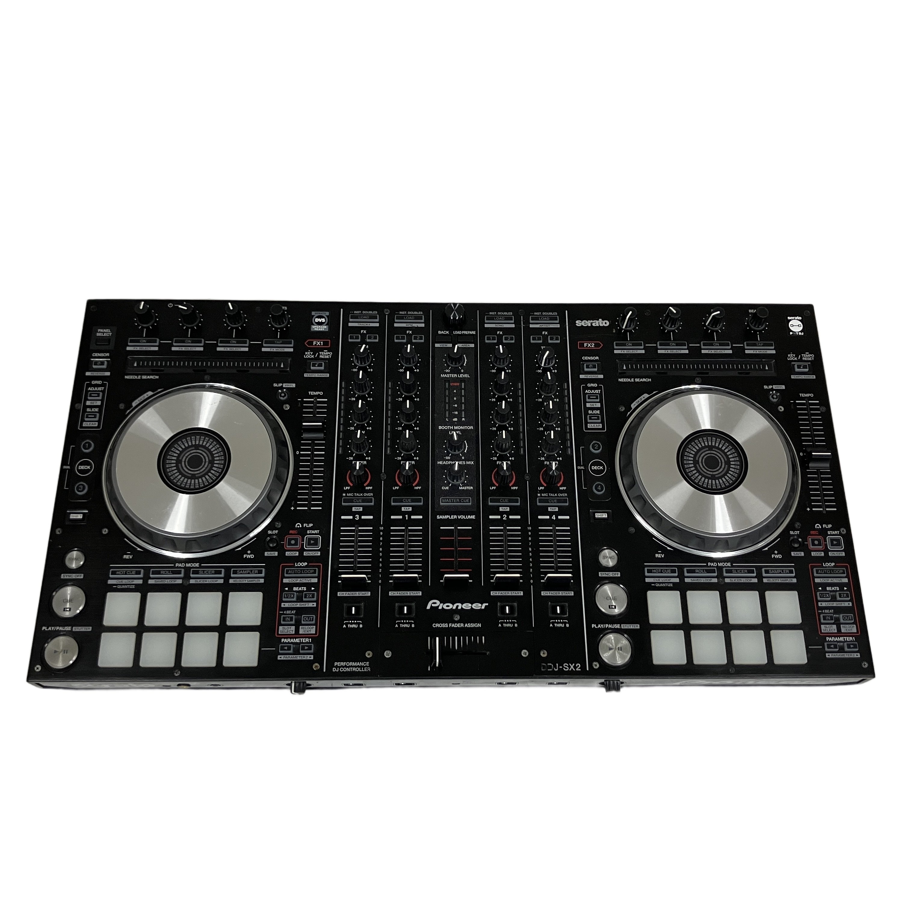 Pioneer DDJ-SX2|Serato Flip対応、4チャンネルの本格操作と「4色マルチカラーパッド」の直感性