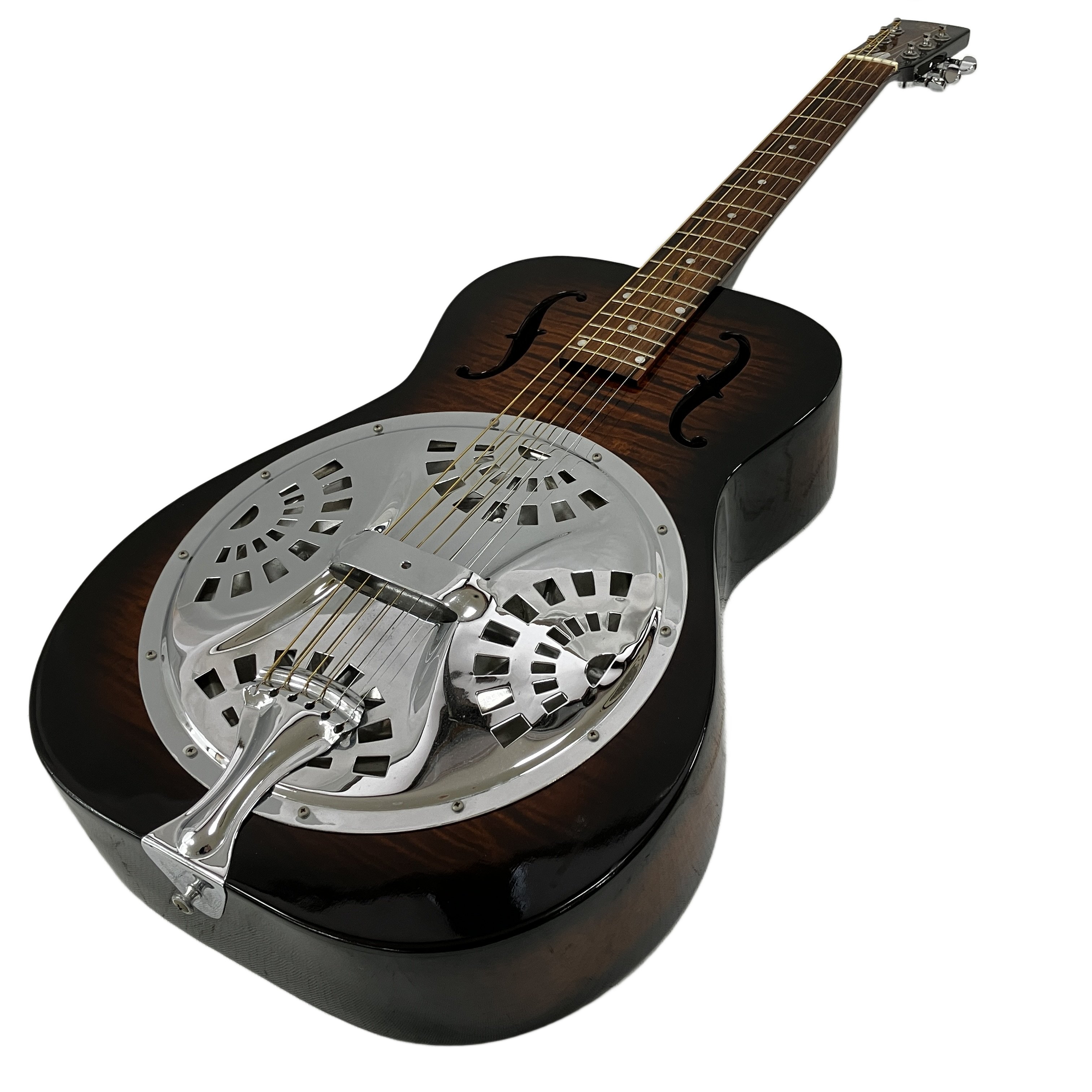 Dobro Hound Dog Round Neck 1999年製|美しいトラ目とリゾネーターが織りなす、哀愁のヴィンテージ・サウンド