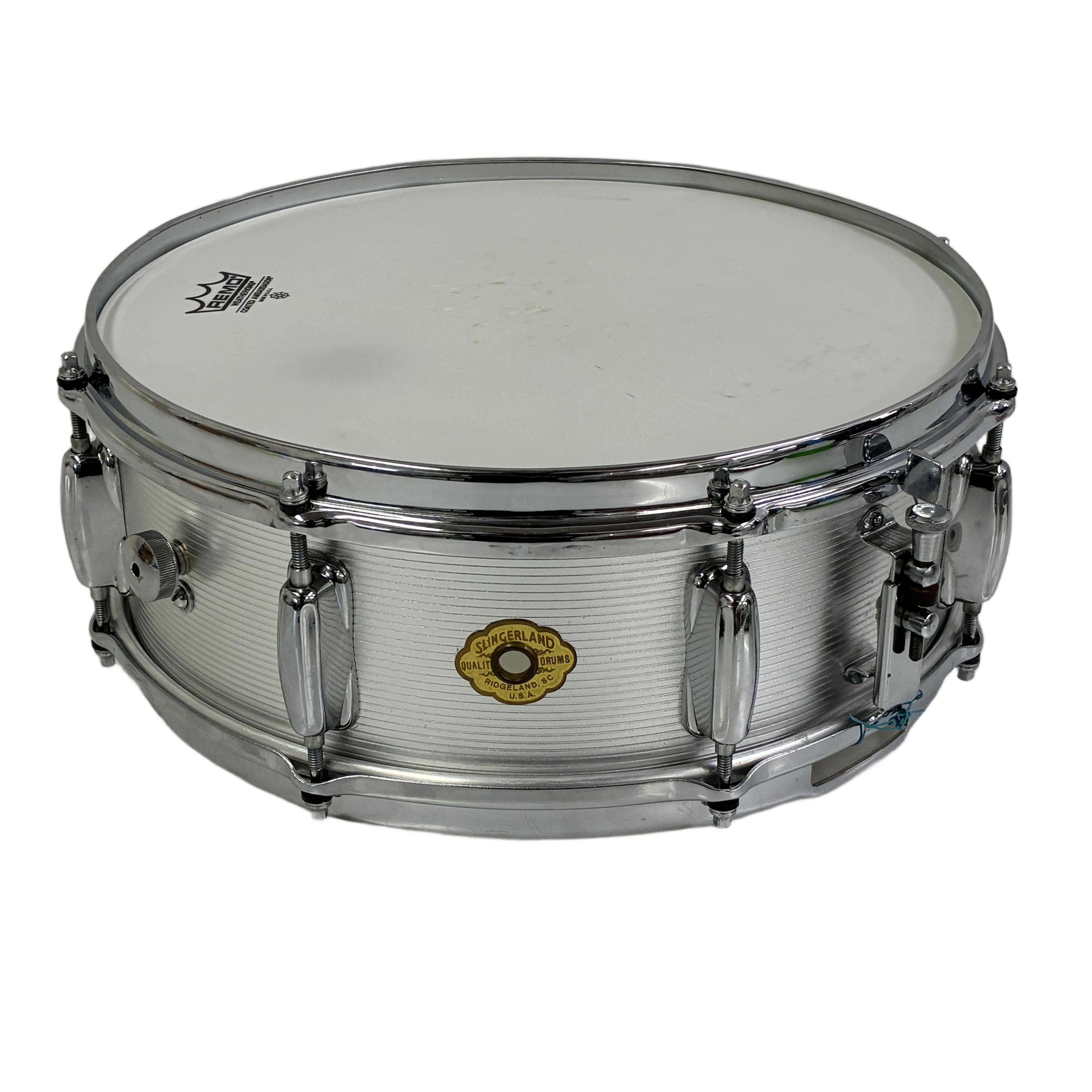 Slingerland アルミ スネアドラム 14×5|ヴィンテージ・スリンガーランドが奏でる、枯れた味わいと軽快なアルミサウンド