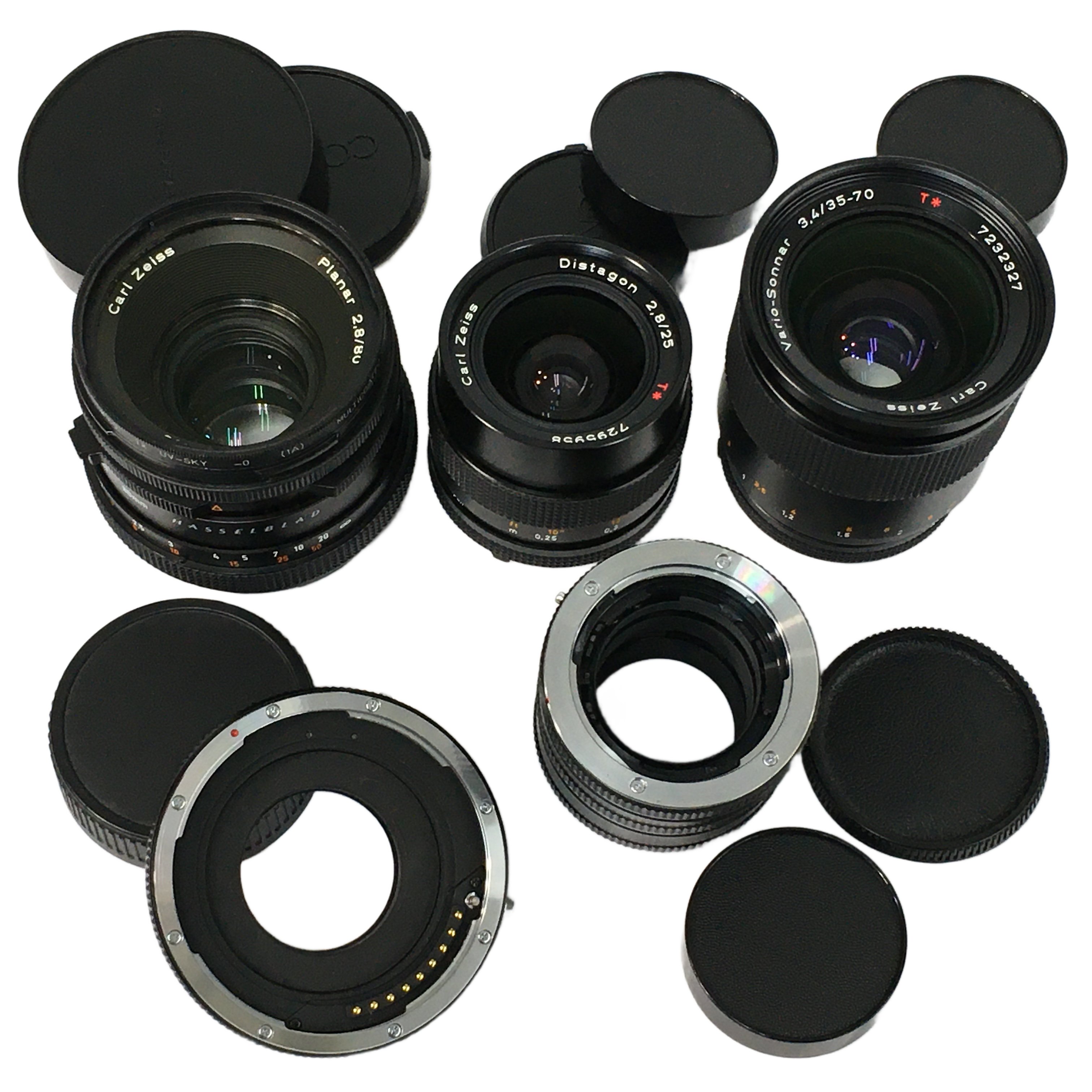ZEISS Planar 80mm F2.8 / Distagon 25mm F2.8 カメラレンズ