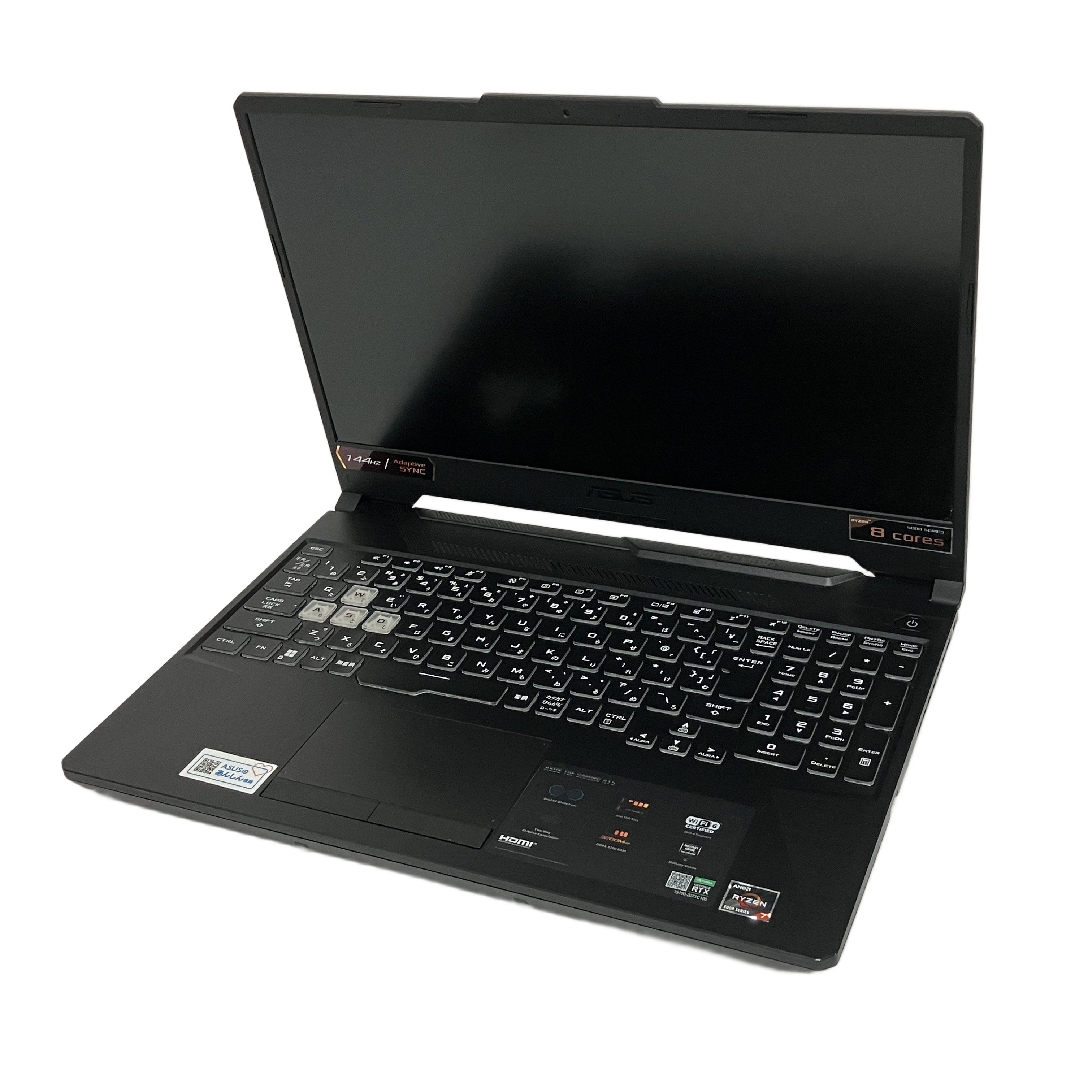 ASUS TUF Gaming A15 FA506QM ノートPC 16GB/512GB