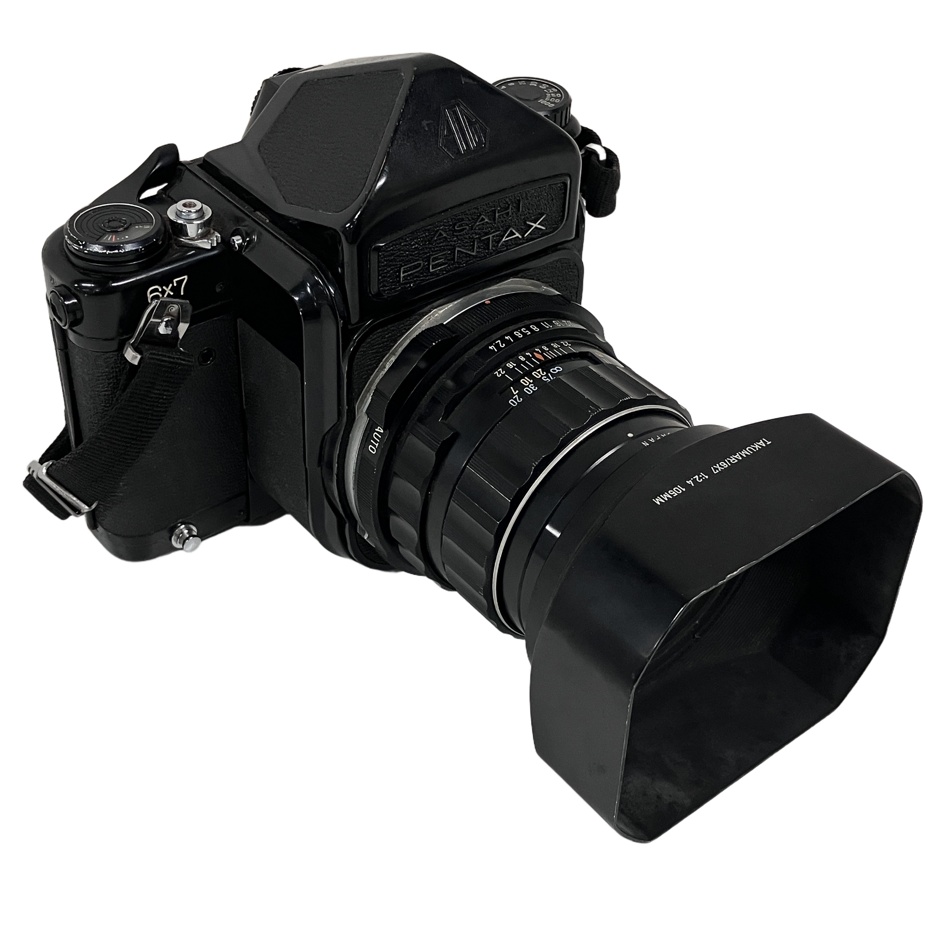 ★ASAHI PENTAX 6×7 & SMC TAKUMAR 105mm F2.4 伝説の中判カメラを修理・部品取りに★