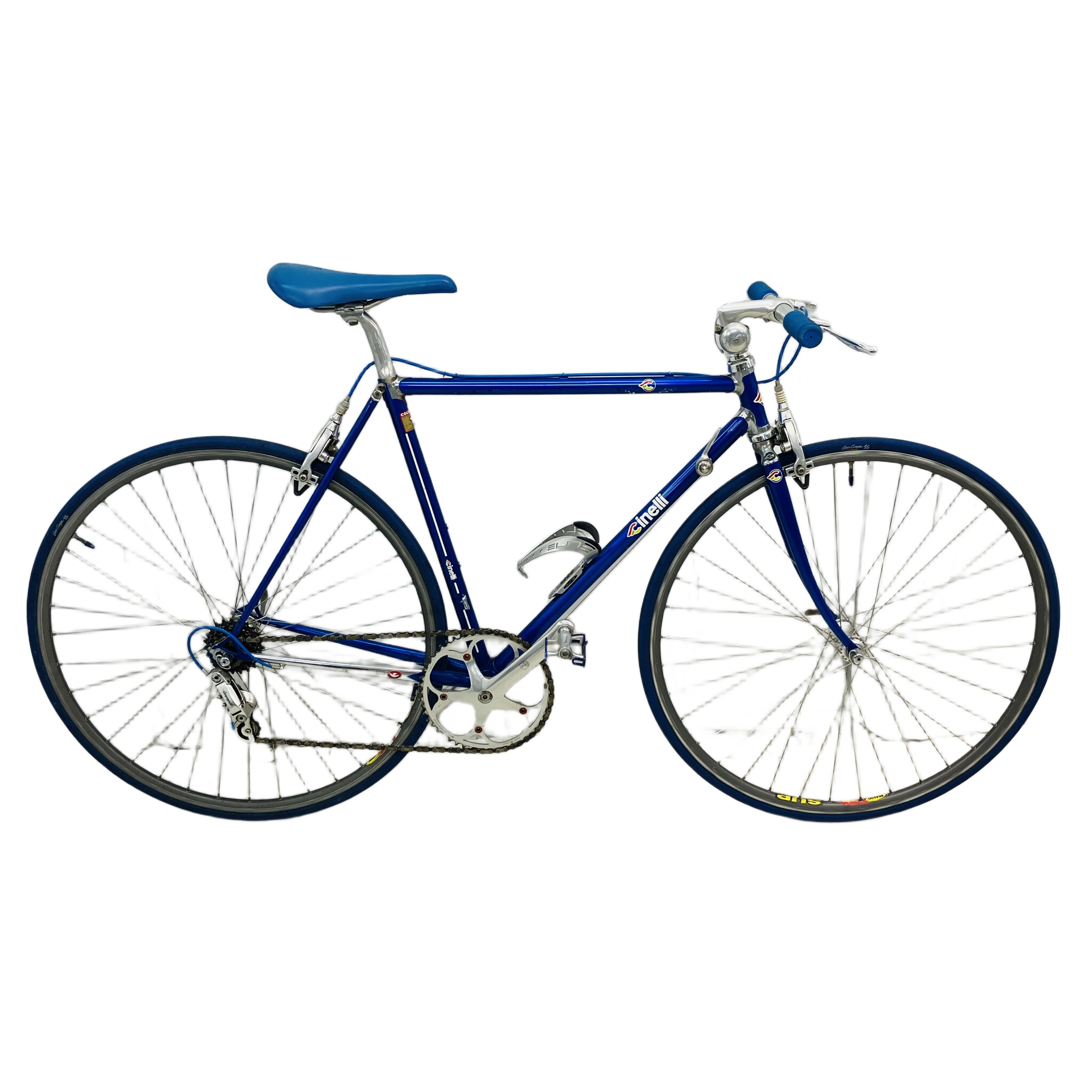 CINELLI Super Corsa (COLUMBUS SLX仕様 / フラットハンドル):伝統のクロモリを気負わず楽しむ。イタリアン・ヴィンテージの贅沢な最適解。