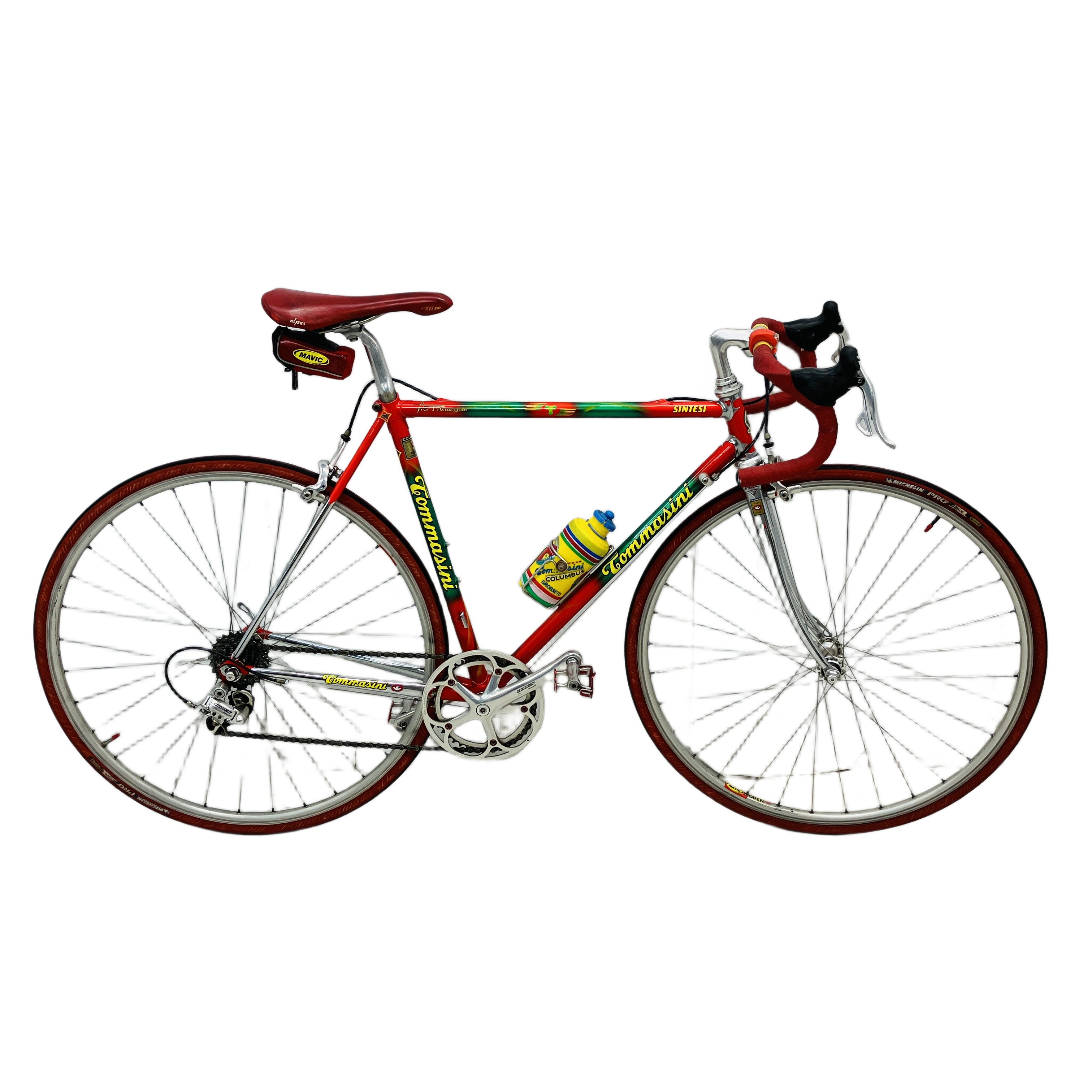 TOMMASINI SINTESI (COLUMBUSチューブ / Campagnolo CHORUS 10速):輝くラグと極上のシルキーライド。情熱と伝統が息づく、美しきイタリアンレーサー。