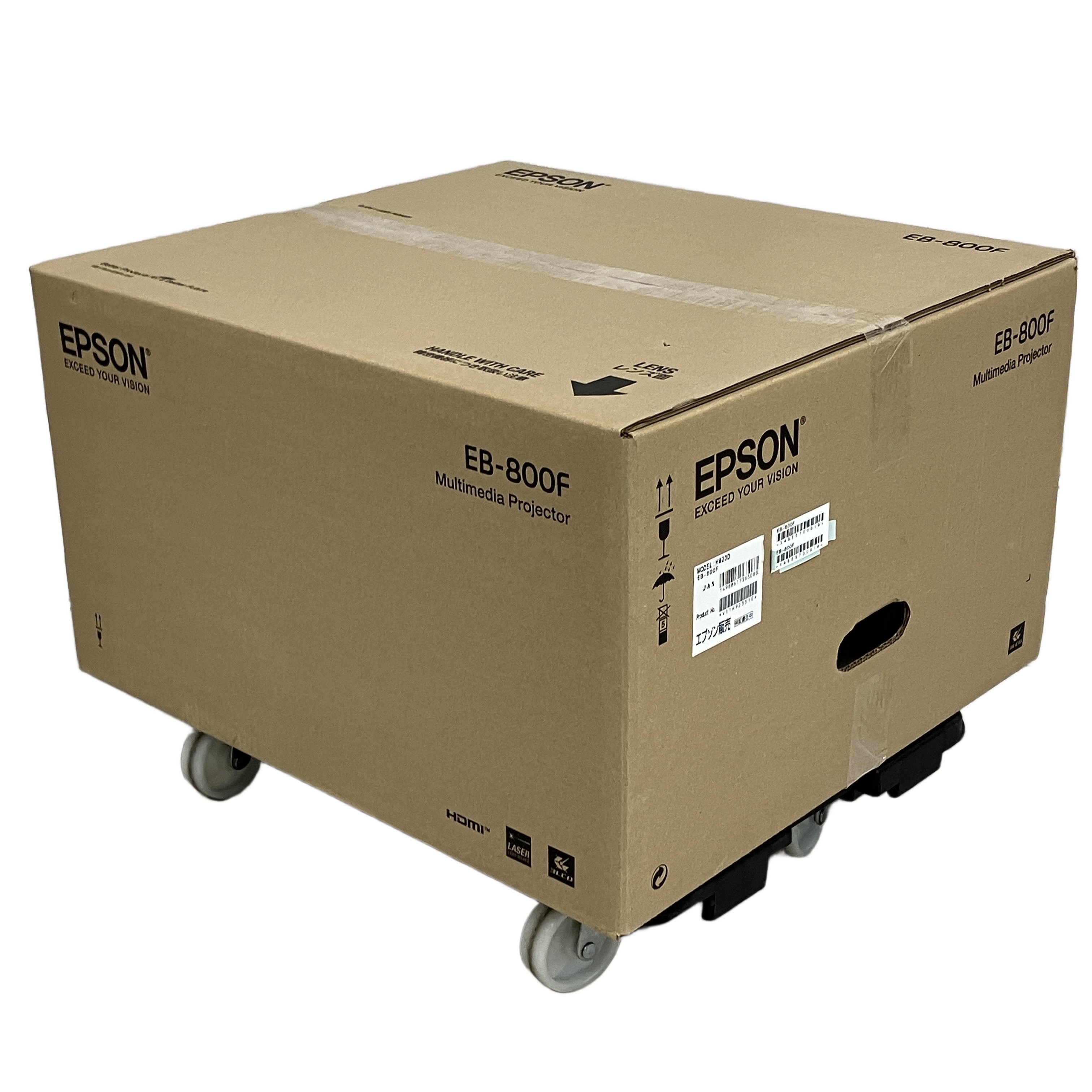  EPSON EB-800F (超短焦点 / フルHD / レーザープロジェクター):数センチの距離が、130インチの圧倒的スクリーンに変わる魔法。