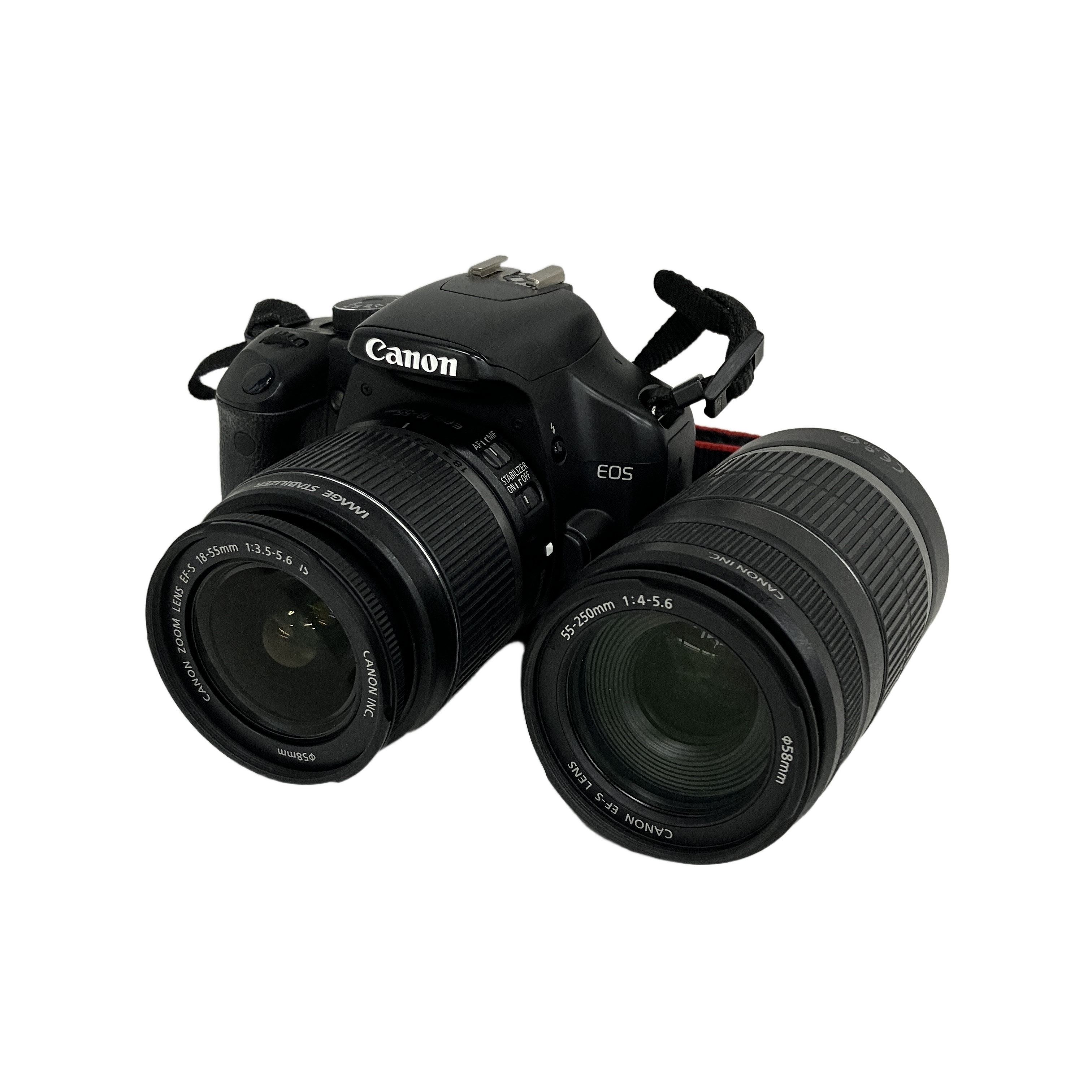 CANON EOS Kiss X2 18-55mm 55-250mm 一眼レフカメラ