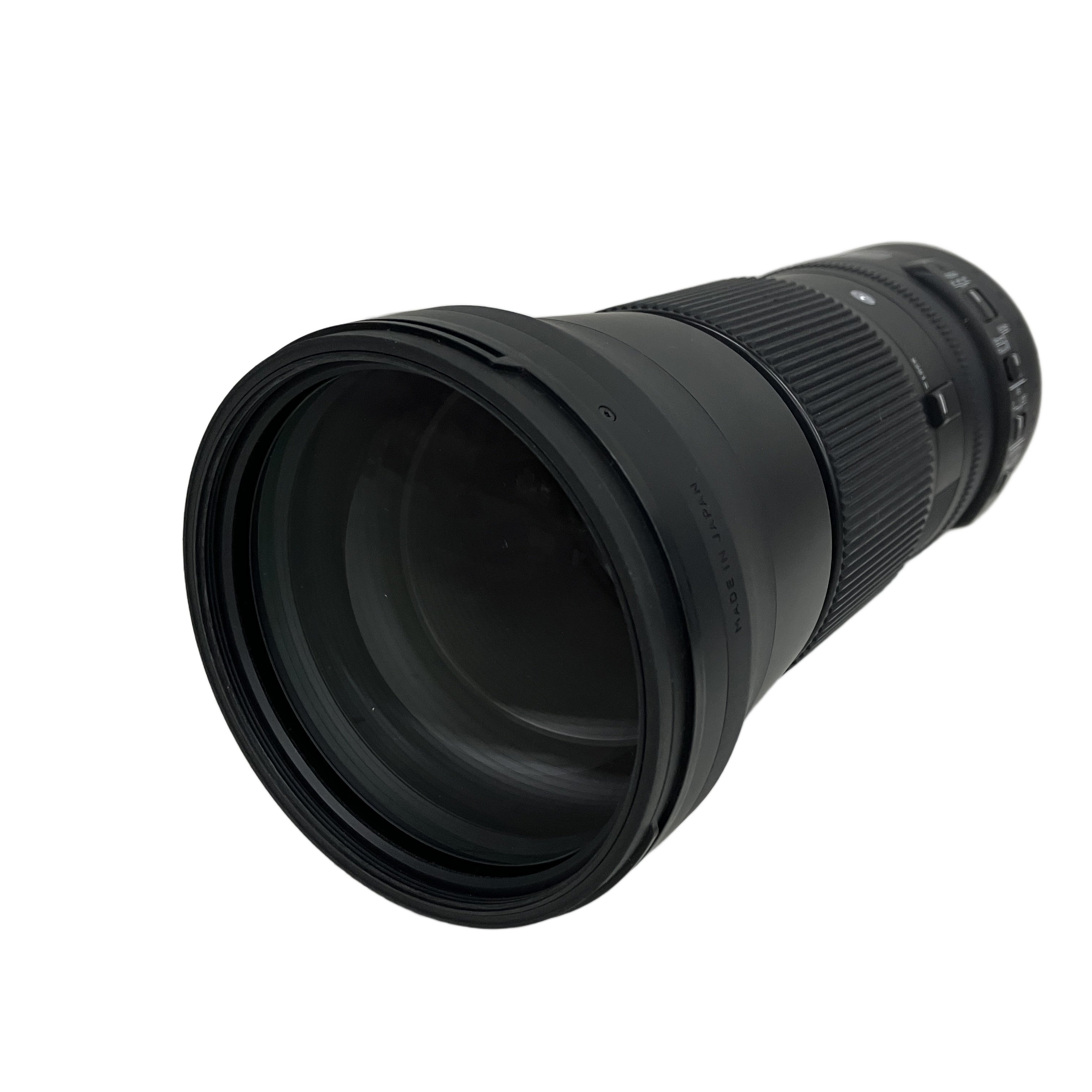 SIGMA 150-600mm F5-6.3 DG OS HSM ニコン Fマウント用 フルサイズ対応の超望遠ズームレンズです。