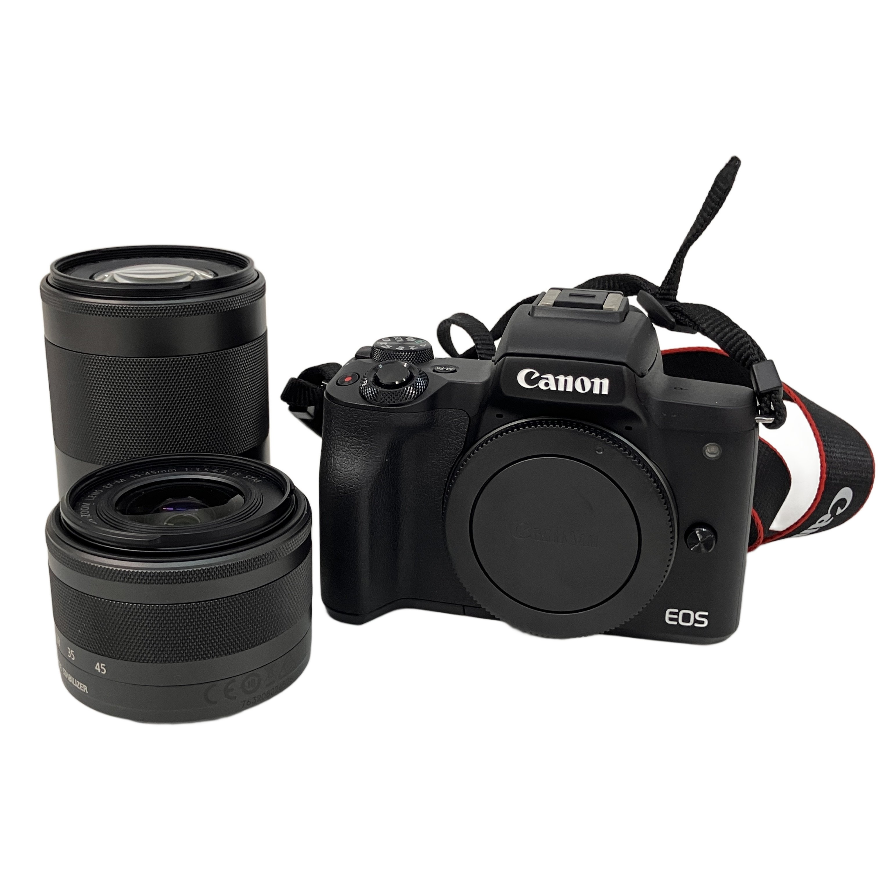 ★Canon EOS Kiss M ダブルレンズキット ジャンク 修理・研究用やパーツ確保に最適★
