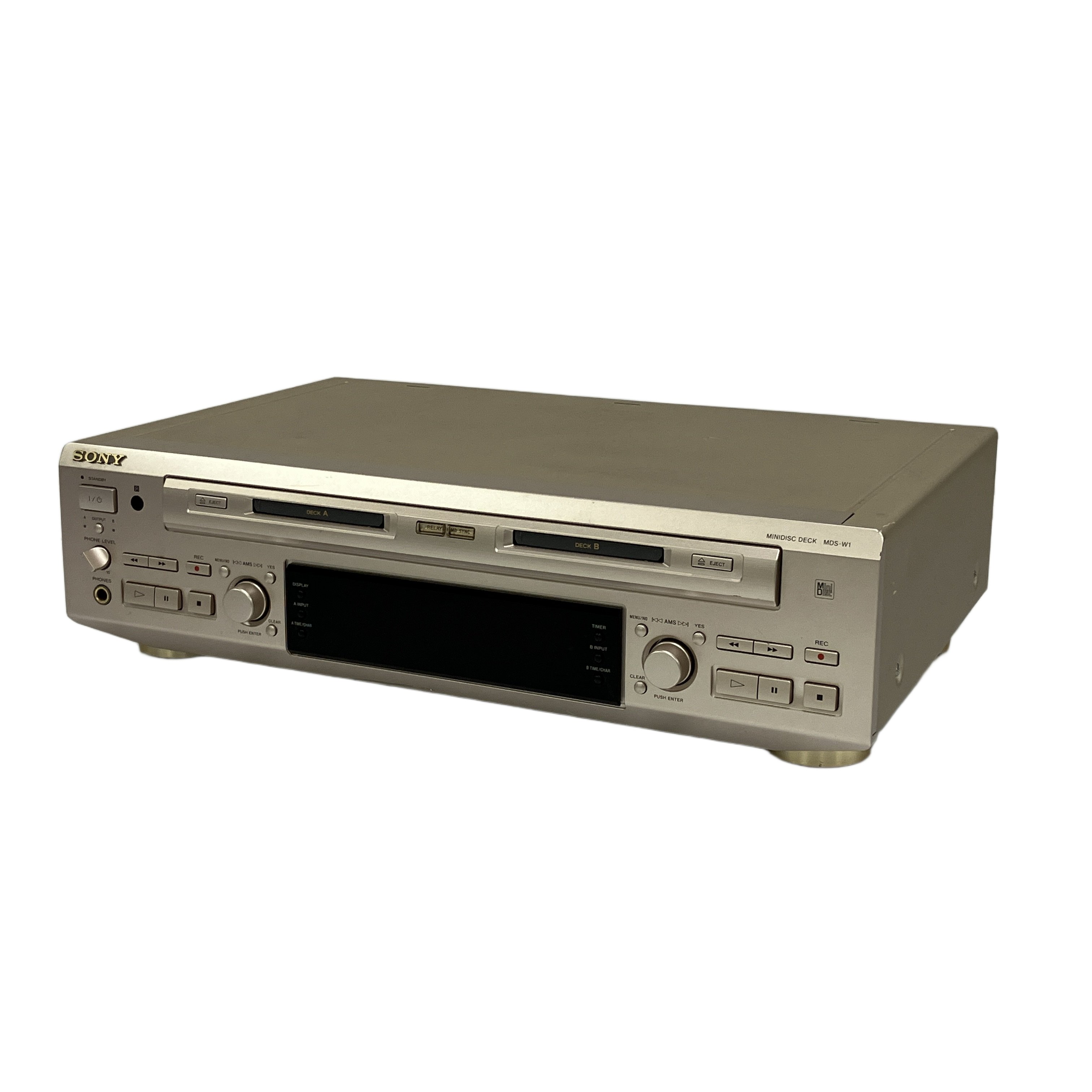 SONY MDS-W1 ダブルMDレコーダー