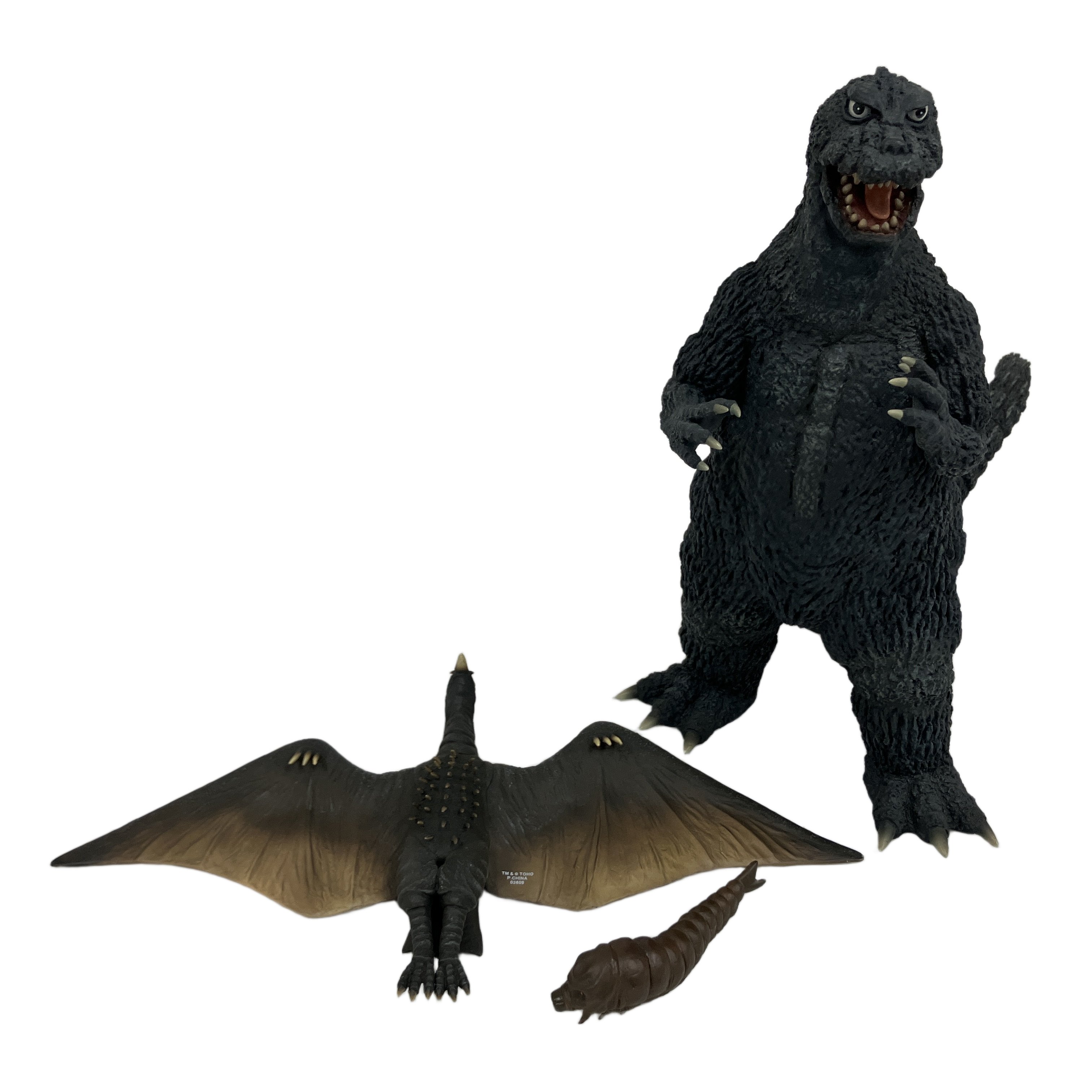 PLEX 東宝大怪獣シリーズ ゴジラ ラドン モスラ幼虫 激闘カラーver.