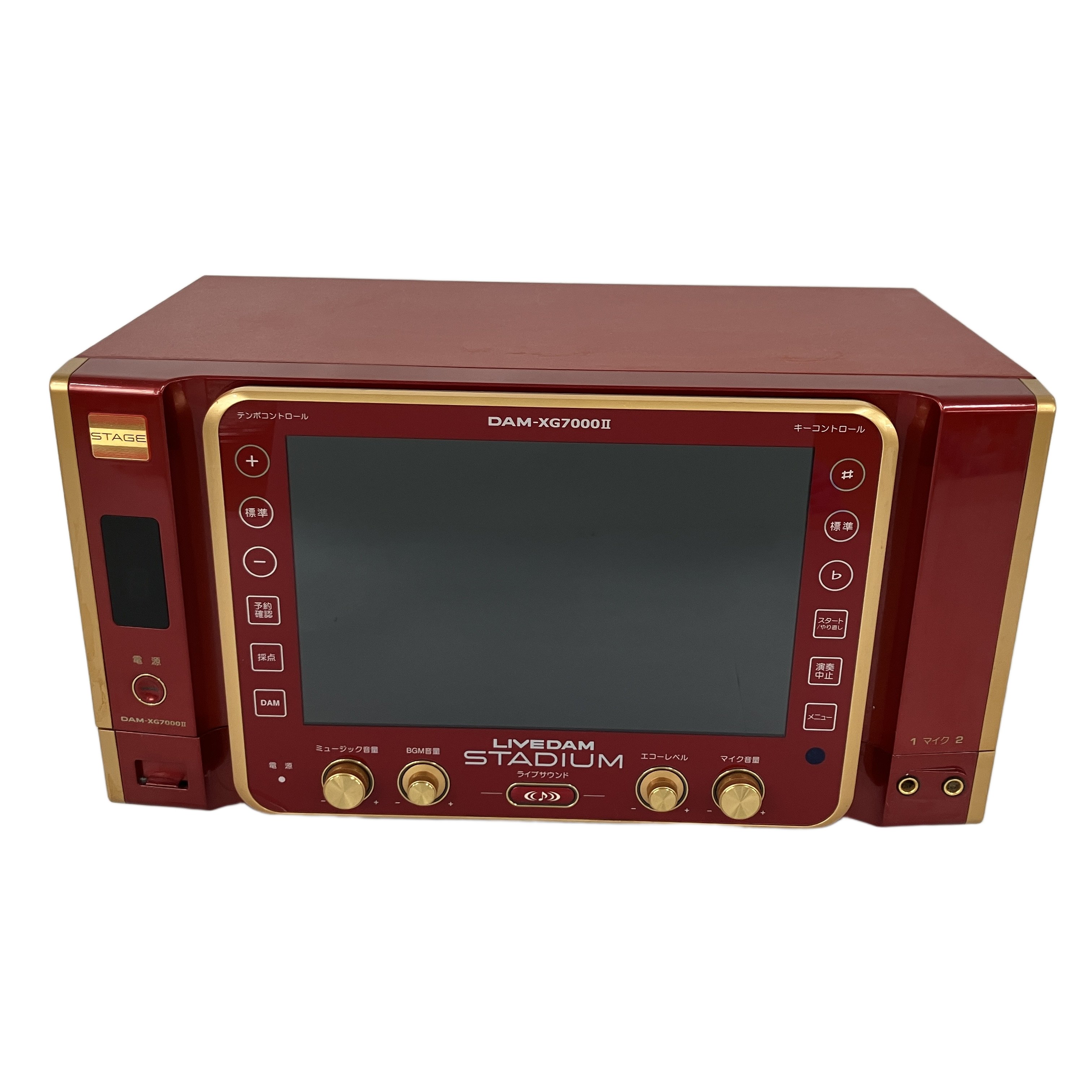 第一興商 LIVE DAM STADIUM STAGE (DAM-XG7000 II)|ライブ会場の臨場感を再現する最高峰の音響と映像、閉局済の本格カラオケユニット