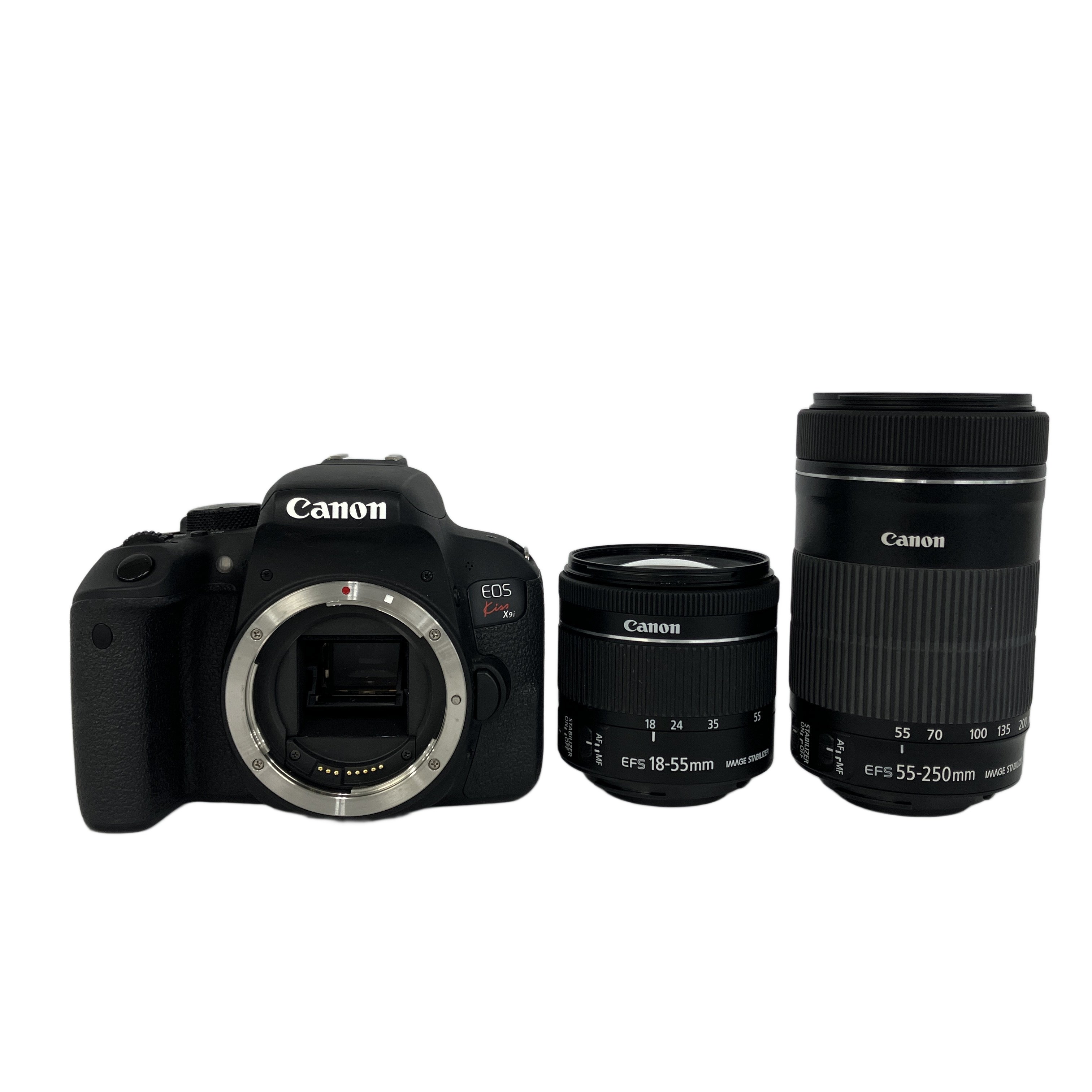 CANON EOS Kiss X9i 18-55mm 55-250mm デジタル一眼レフカメラ