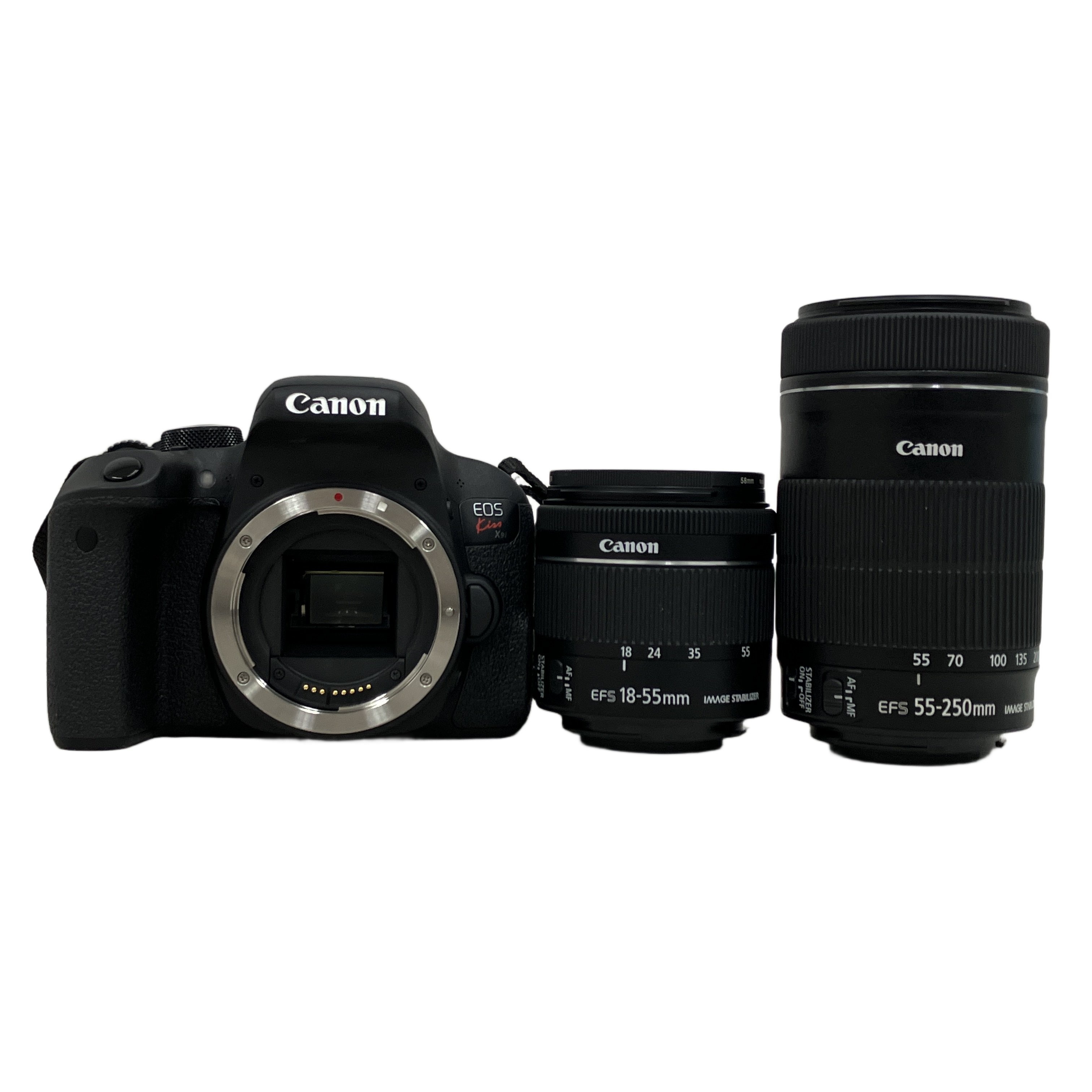 CANON EOS Kiss X9i デジタル一眼レフカメラ 18-55mm/55-250mm