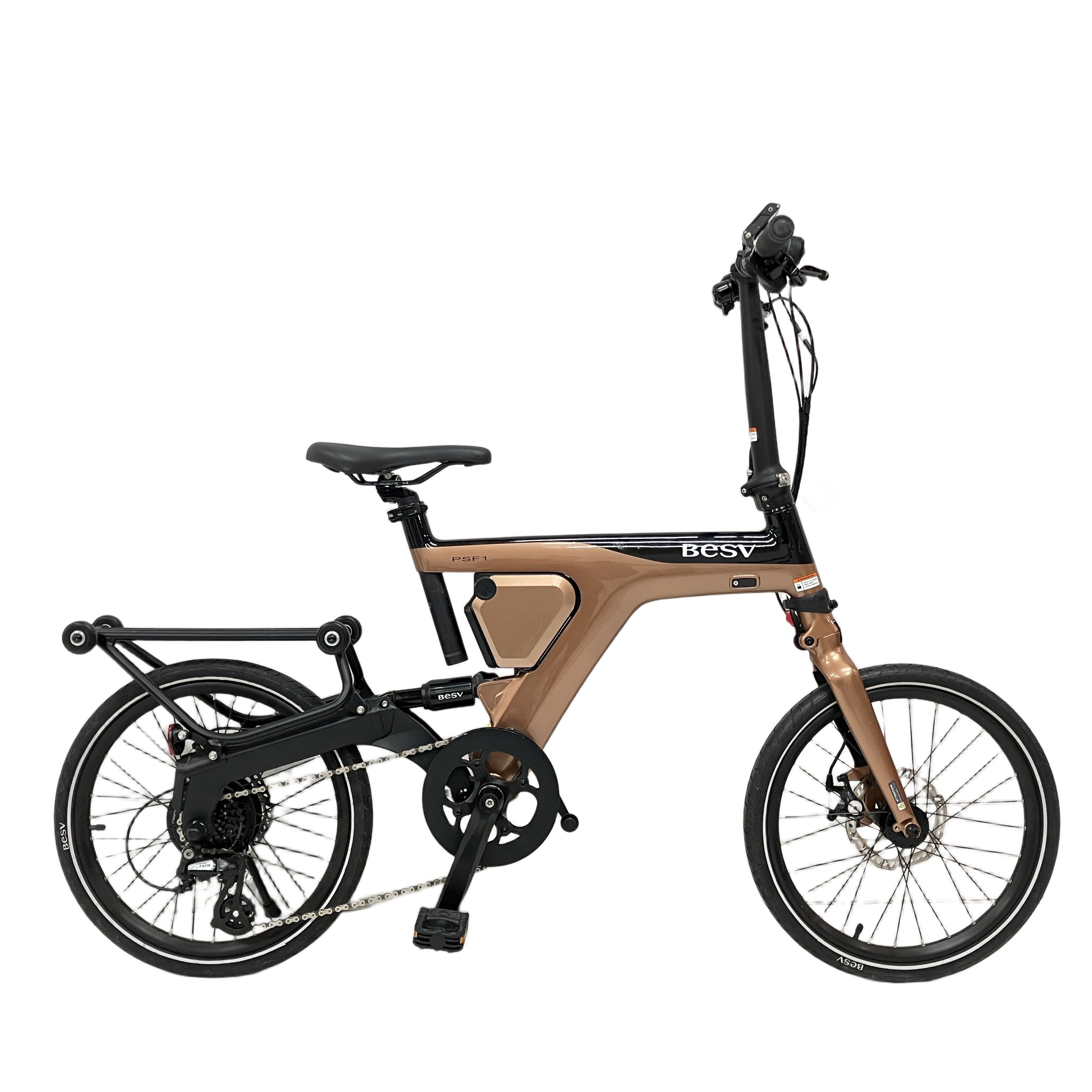 BESV PSF1 (電動アシスト自転車 / 折りたたみモデル):街乗りから輪行まで。日常を劇的に拡張する、至高のe-Bike。