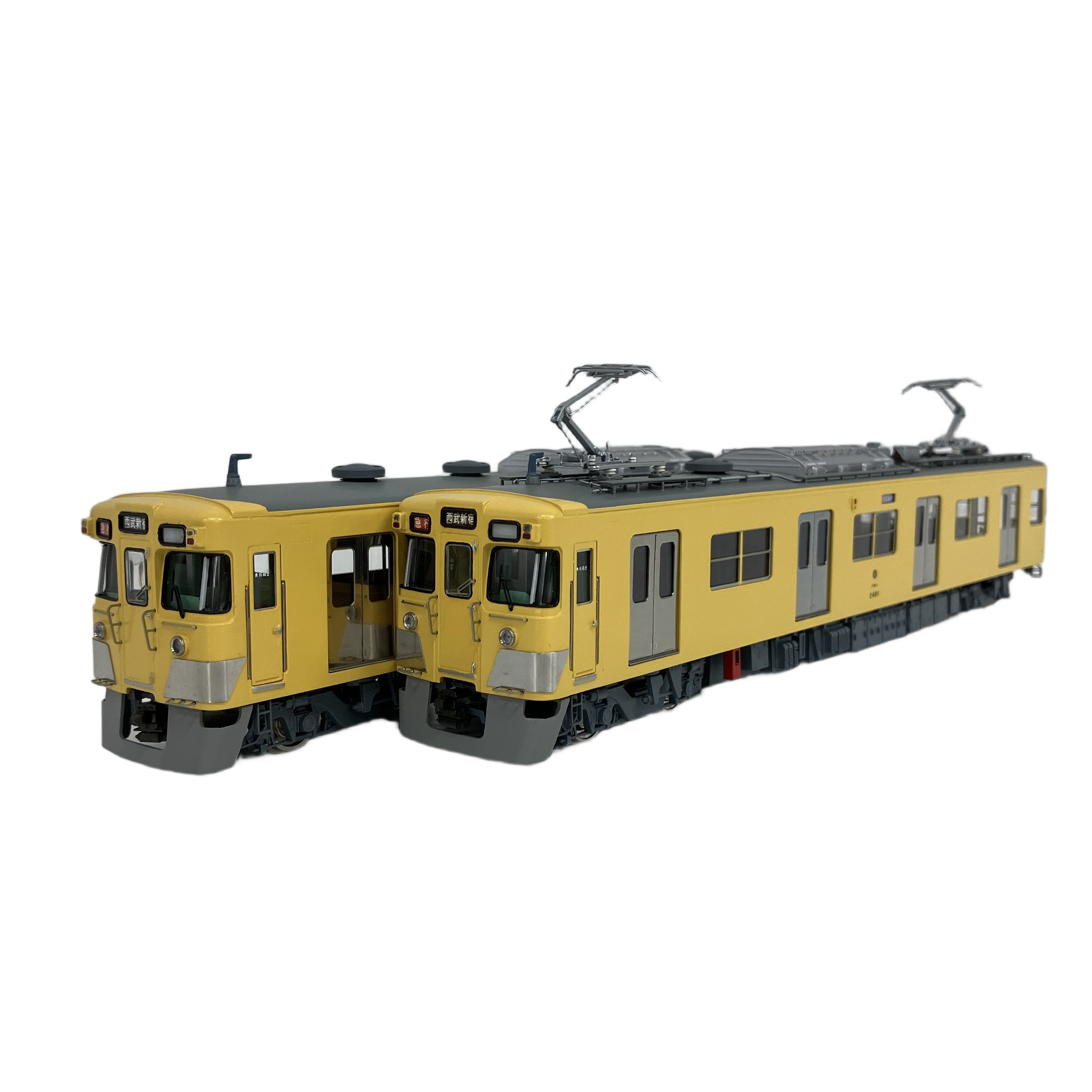 U-TRAINS 西武鉄道2000系 初期車(先頭車2連 / 完成品 / HOゲージ):金属工芸の極致。記憶の中の「西武イエロー」を完璧に蘇らせる至高のブラスモデル。