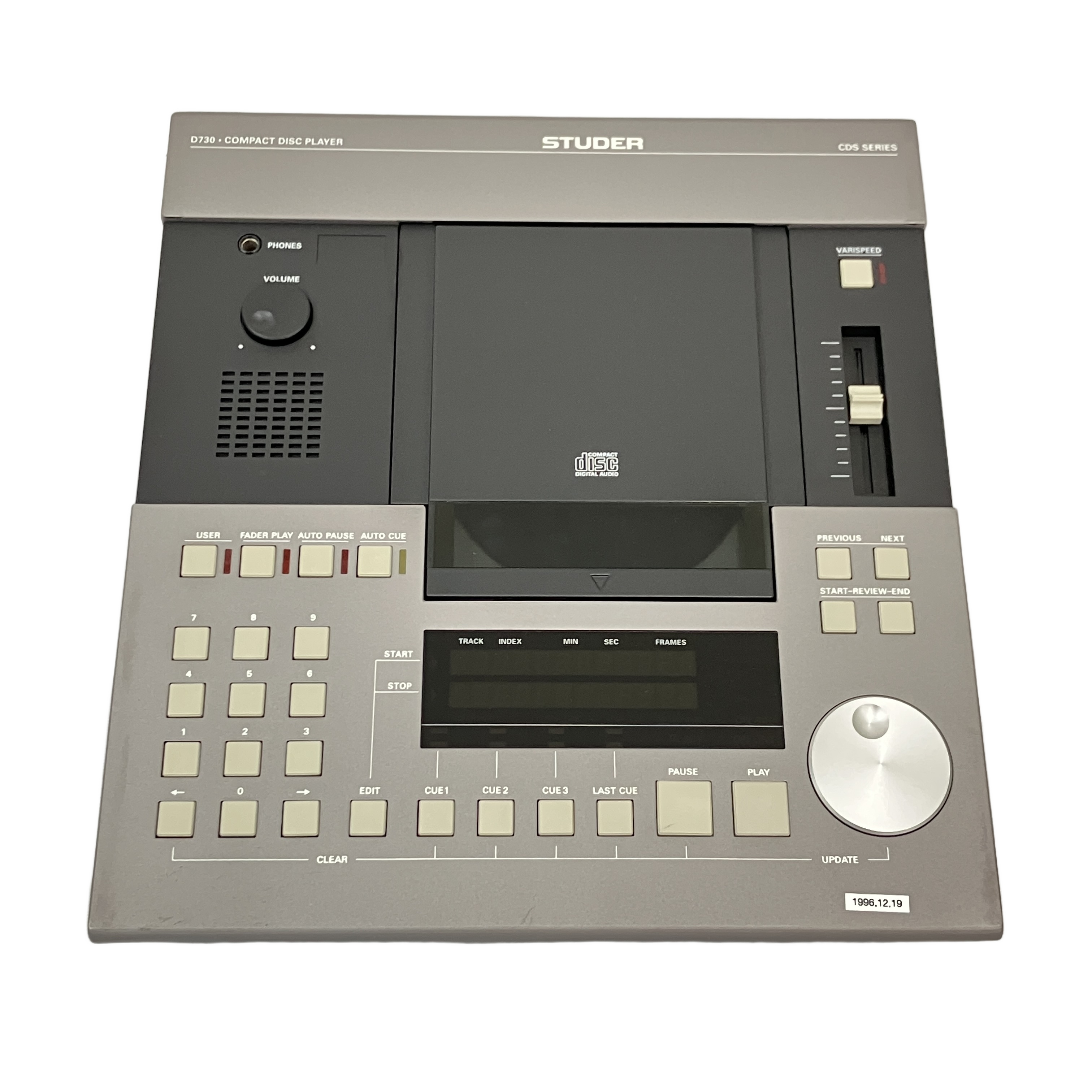 ★STUDER D730 業務用CDプレーヤー 動作良好・名機の風格漂う中古品★
