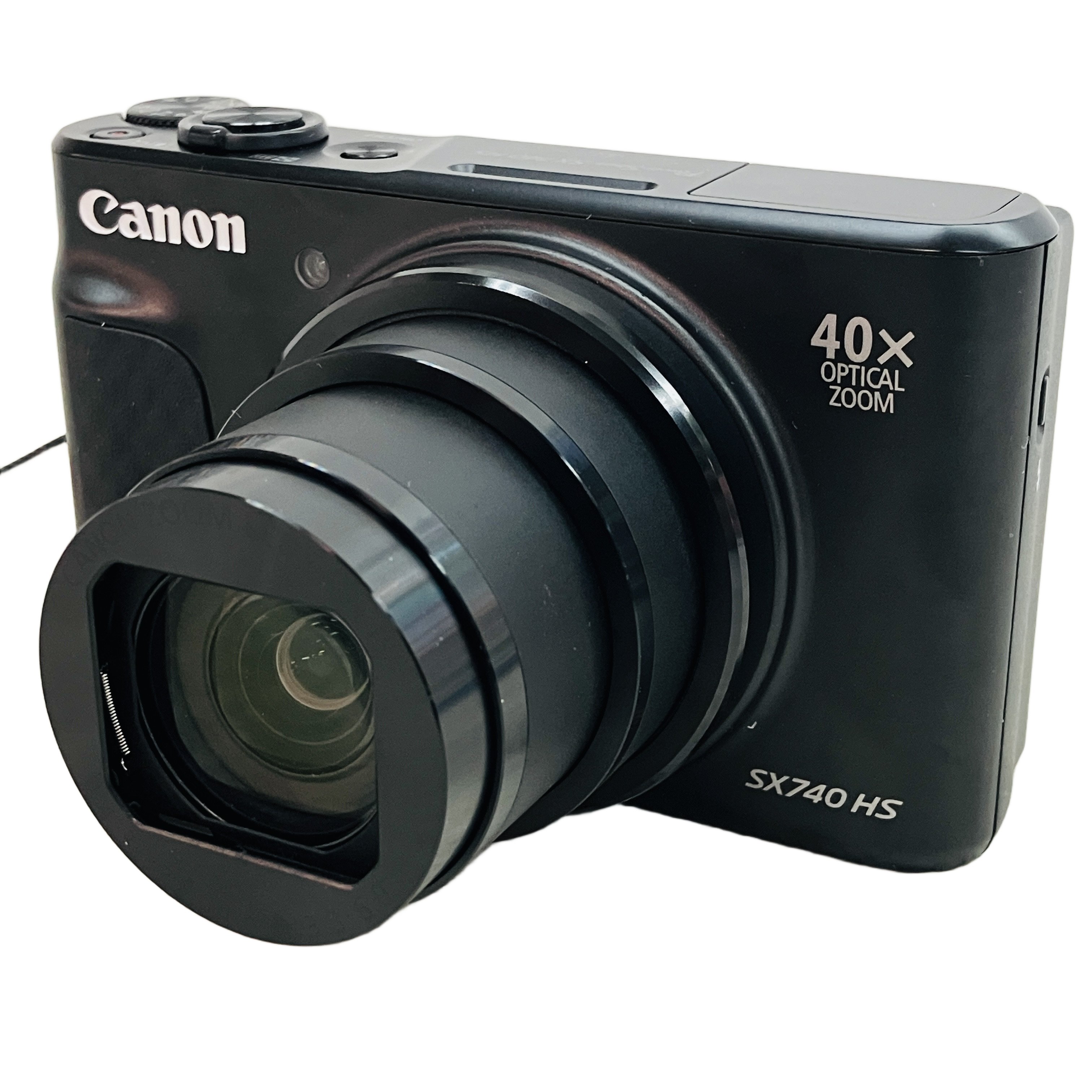 Canon PowerShot SX740 HS ブラック|光学40倍ズームと4K動画に対応、旅の思い出を鮮明に切り取る超望遠ポケットサイズカメラ