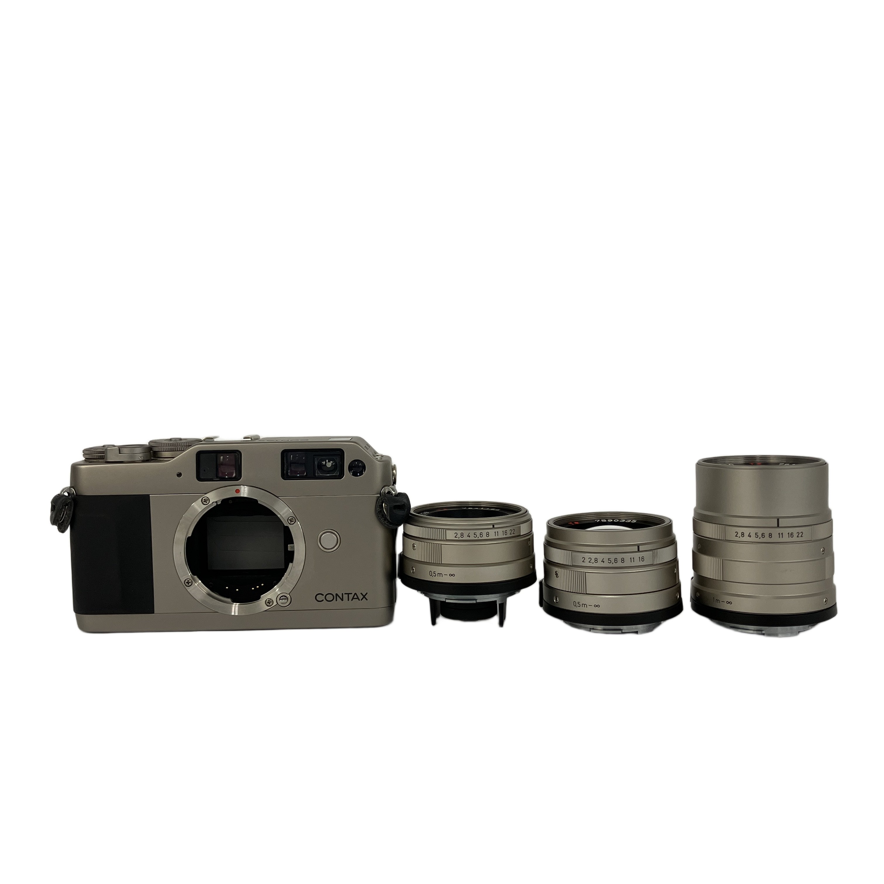 ★CONTAX G1 + Zeiss T*レンズセット(28mm/45mm/90mm)★