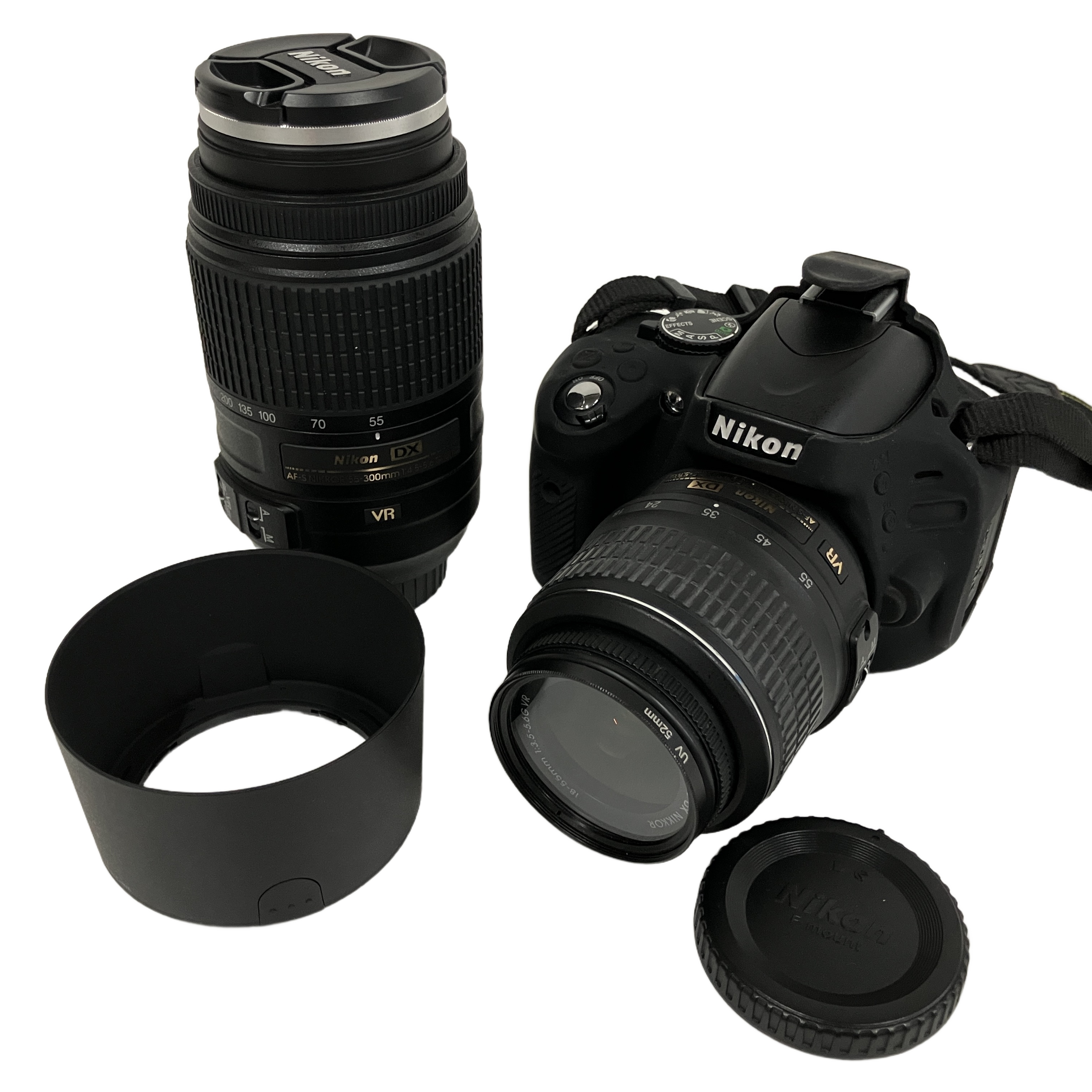 NIKON D5100 デジタル一眼レフカメラ 18-55mm 55-300mm